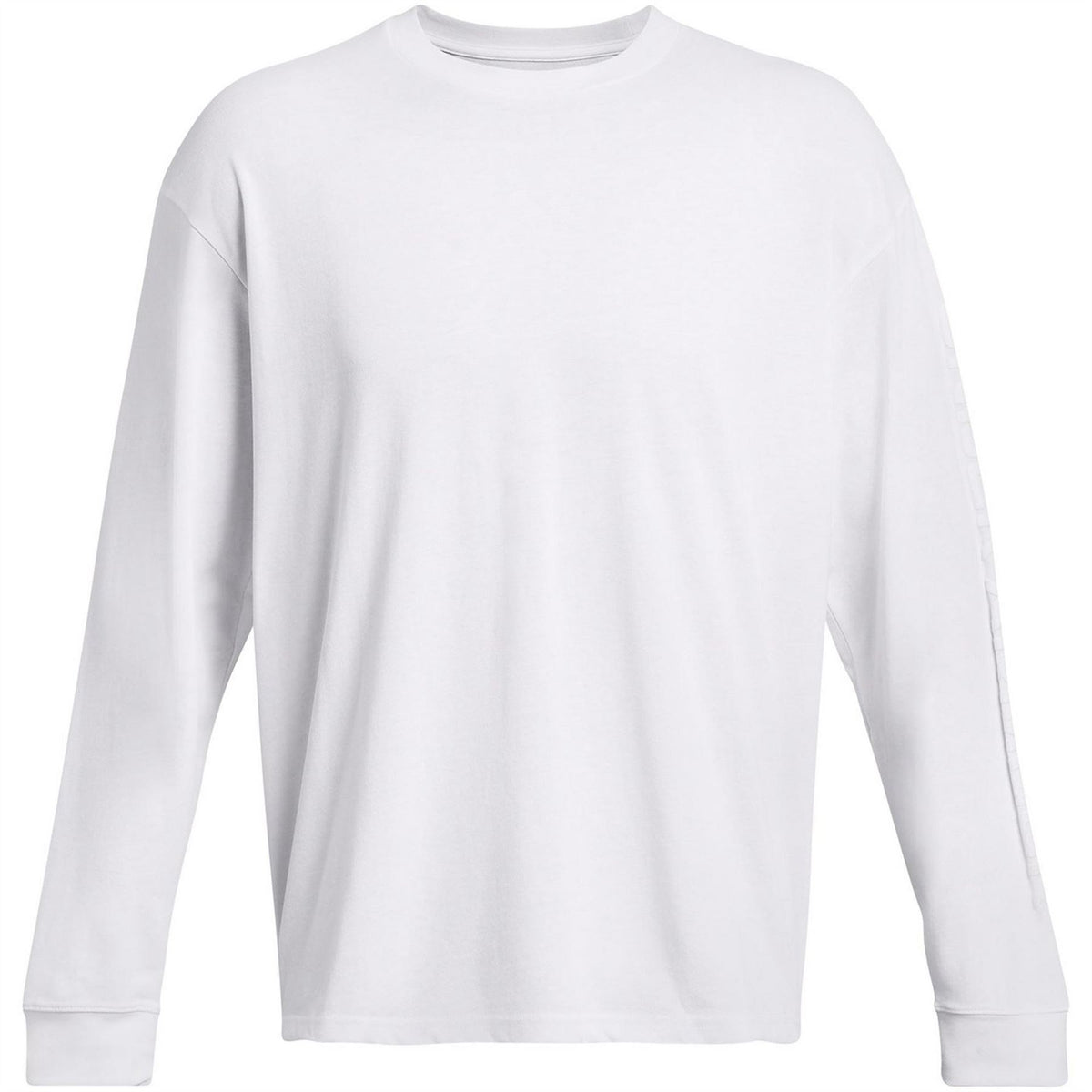 Under Armour Embossed Logo Crew Neck Long Sleeve Jersey T-Shirt