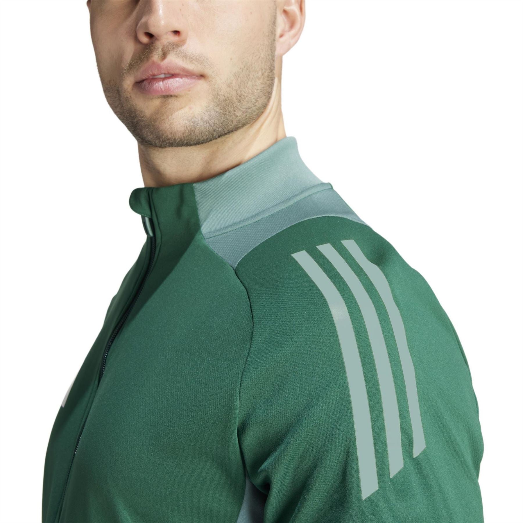 adidas Tiro24 Athletic Mock Neck Long Sleeve Jersey Top