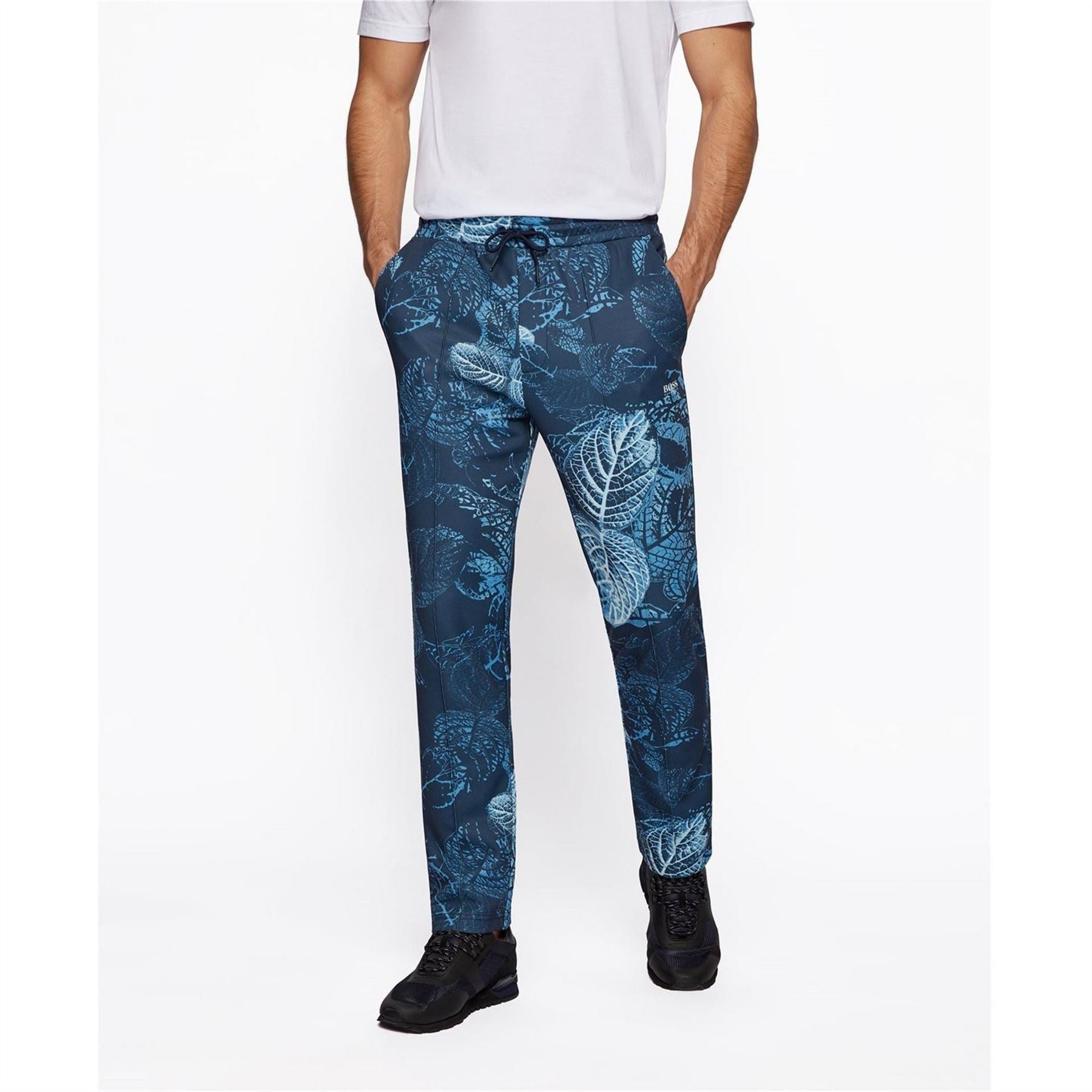 Boss Closed Hem Jersey Jogging Bottoms