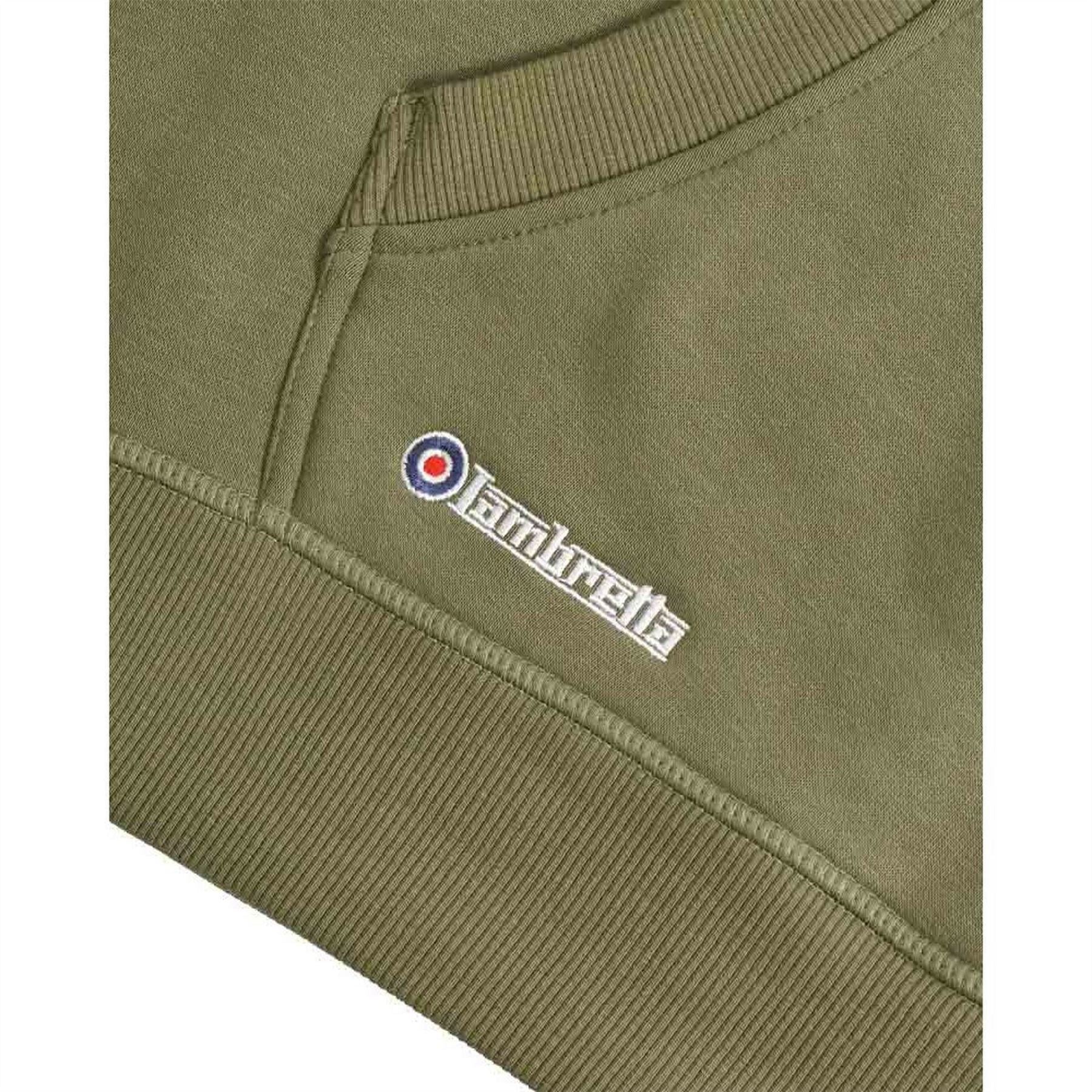 Lambretta Regular Fit Hooded Neck Sweatshirt