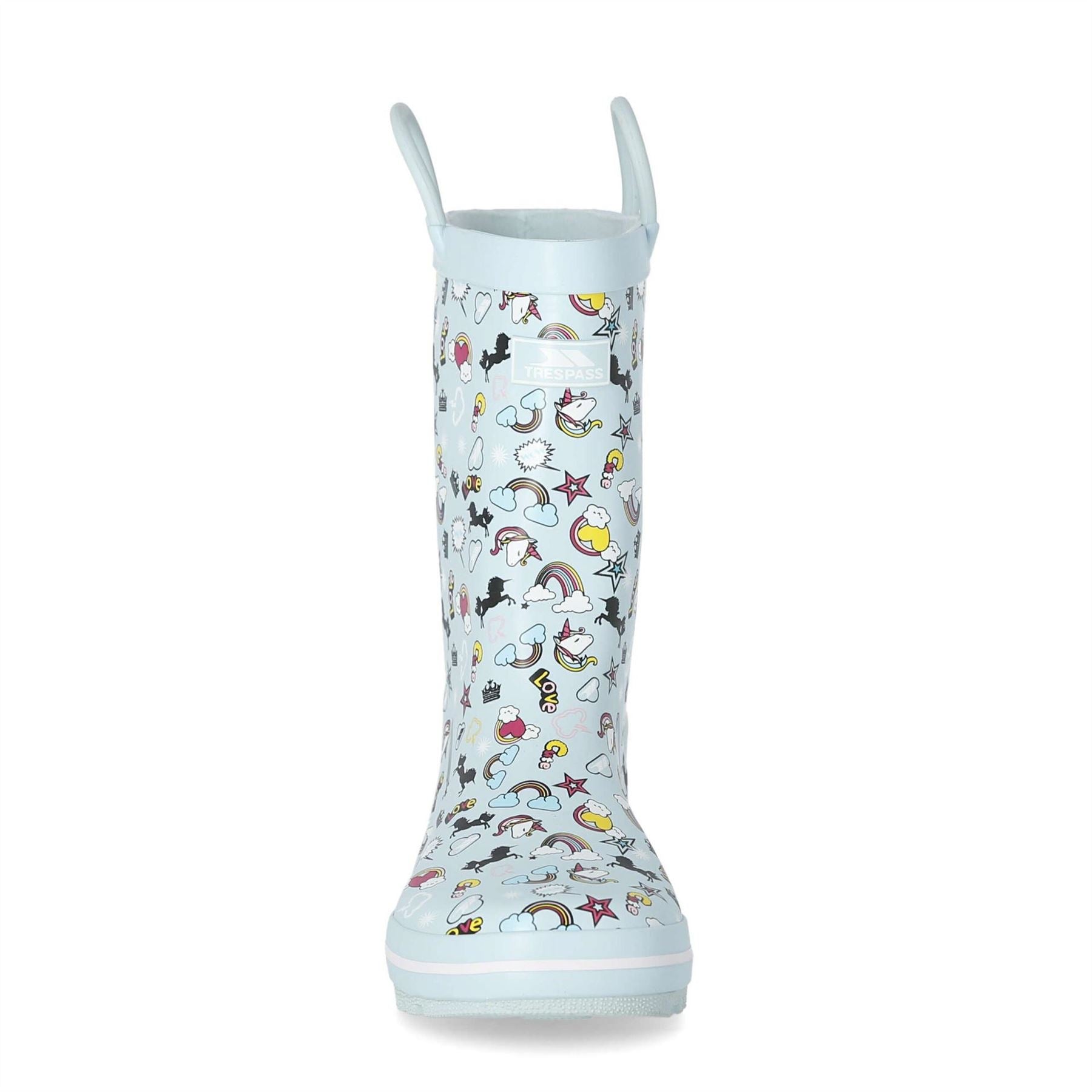 Trespass Starryton Heart Graphic Wellington Boots