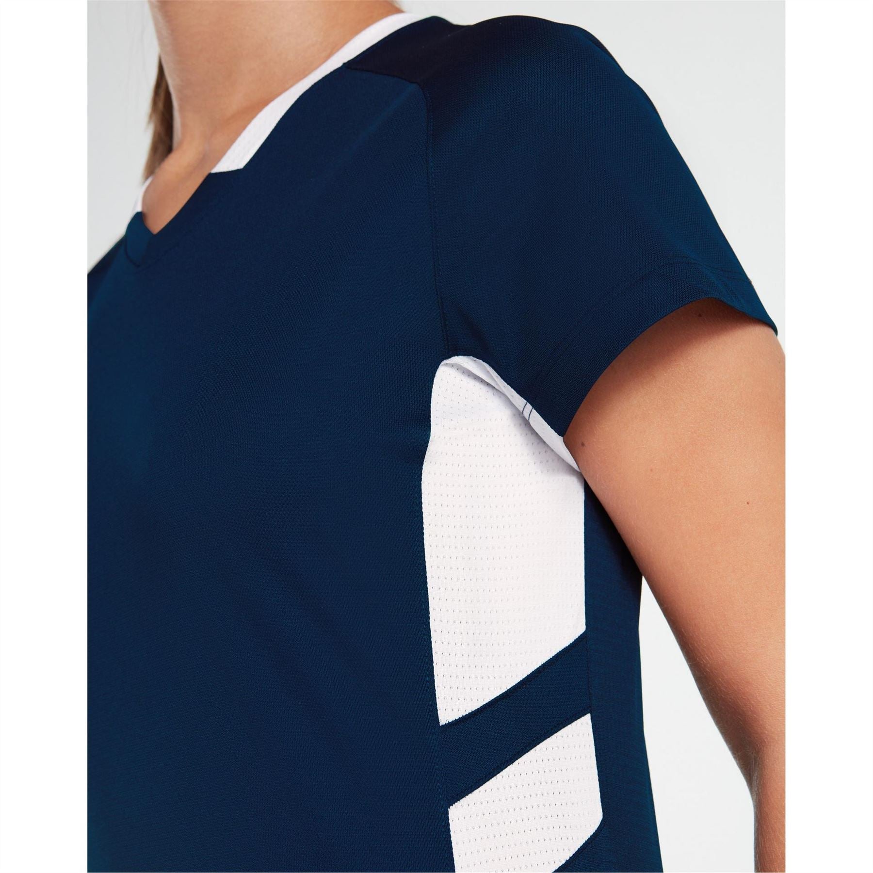 Nike V-Neck Raglan Short Sleeve Jersey T-Shirt