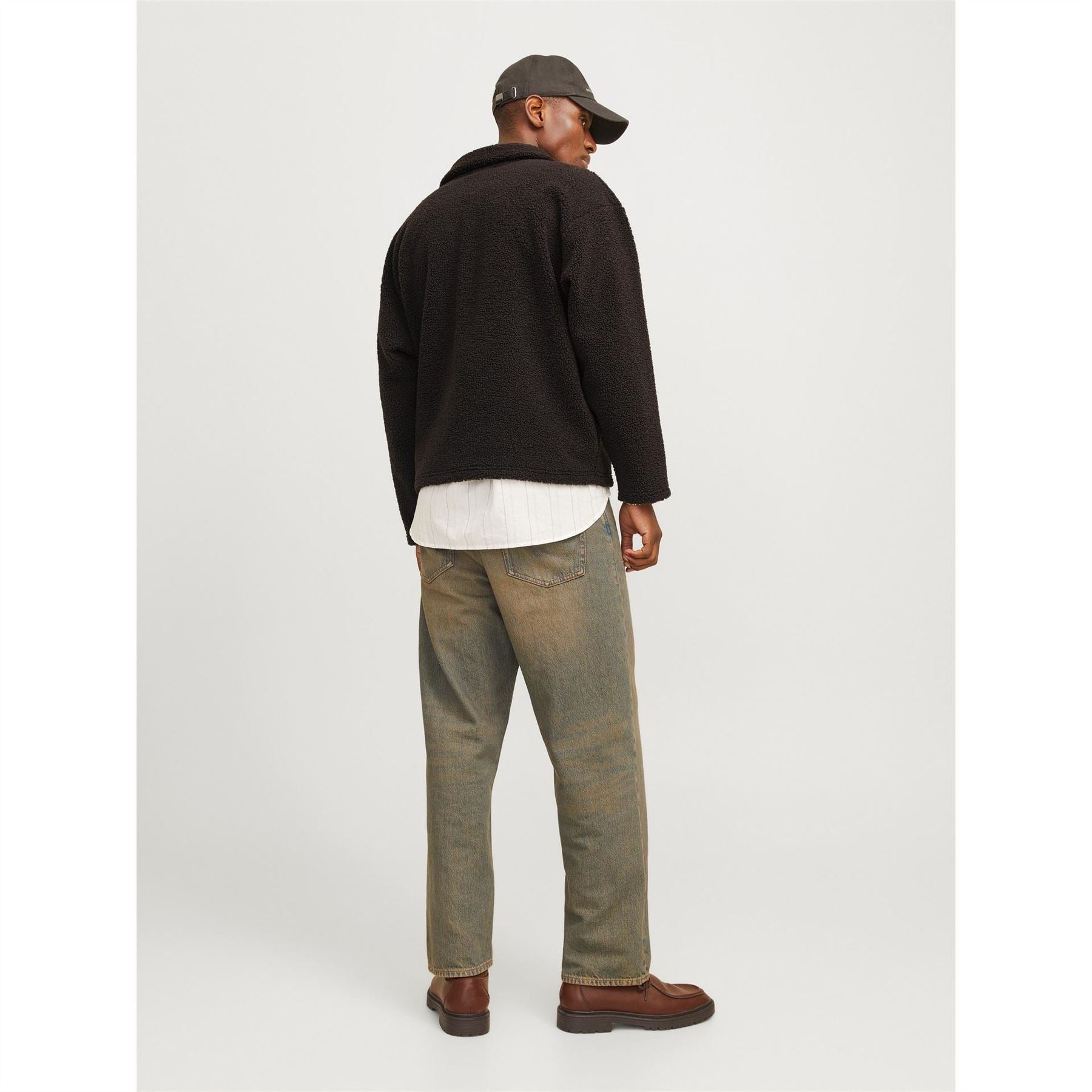 Jack and Jones Teddy Relaxed Fit Long Sleeve Sweater