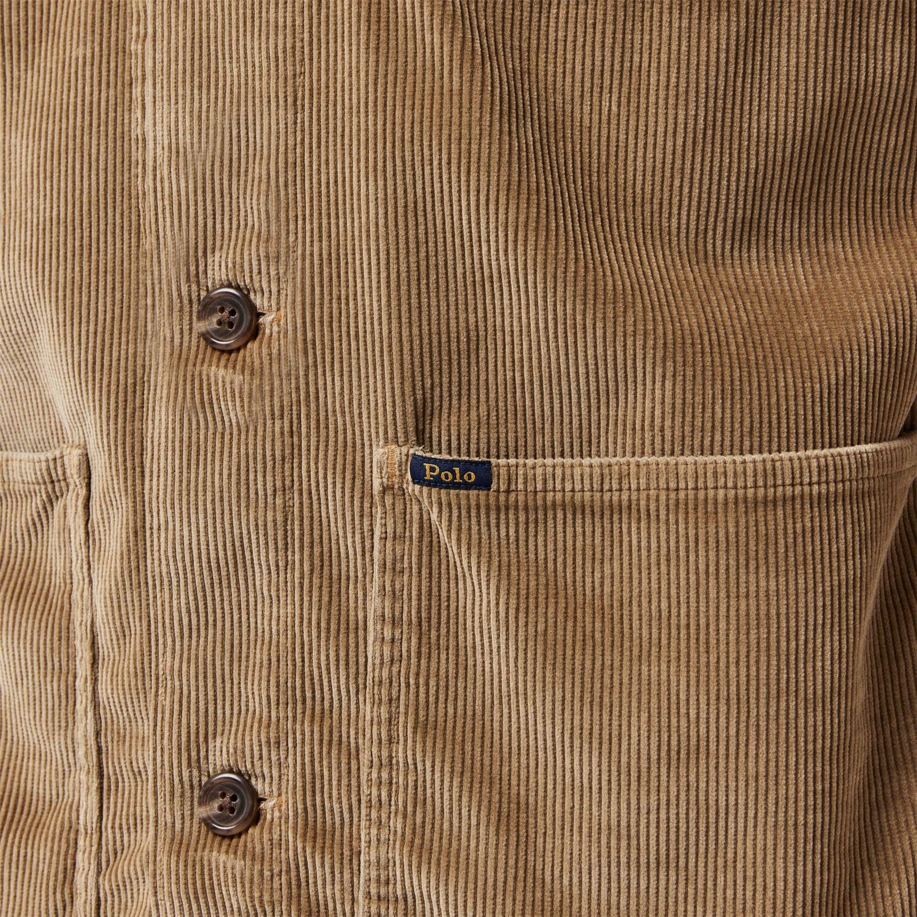 Polo Ralph Lauren Ribbed Patterned Regular Fit Overshirt Jacket