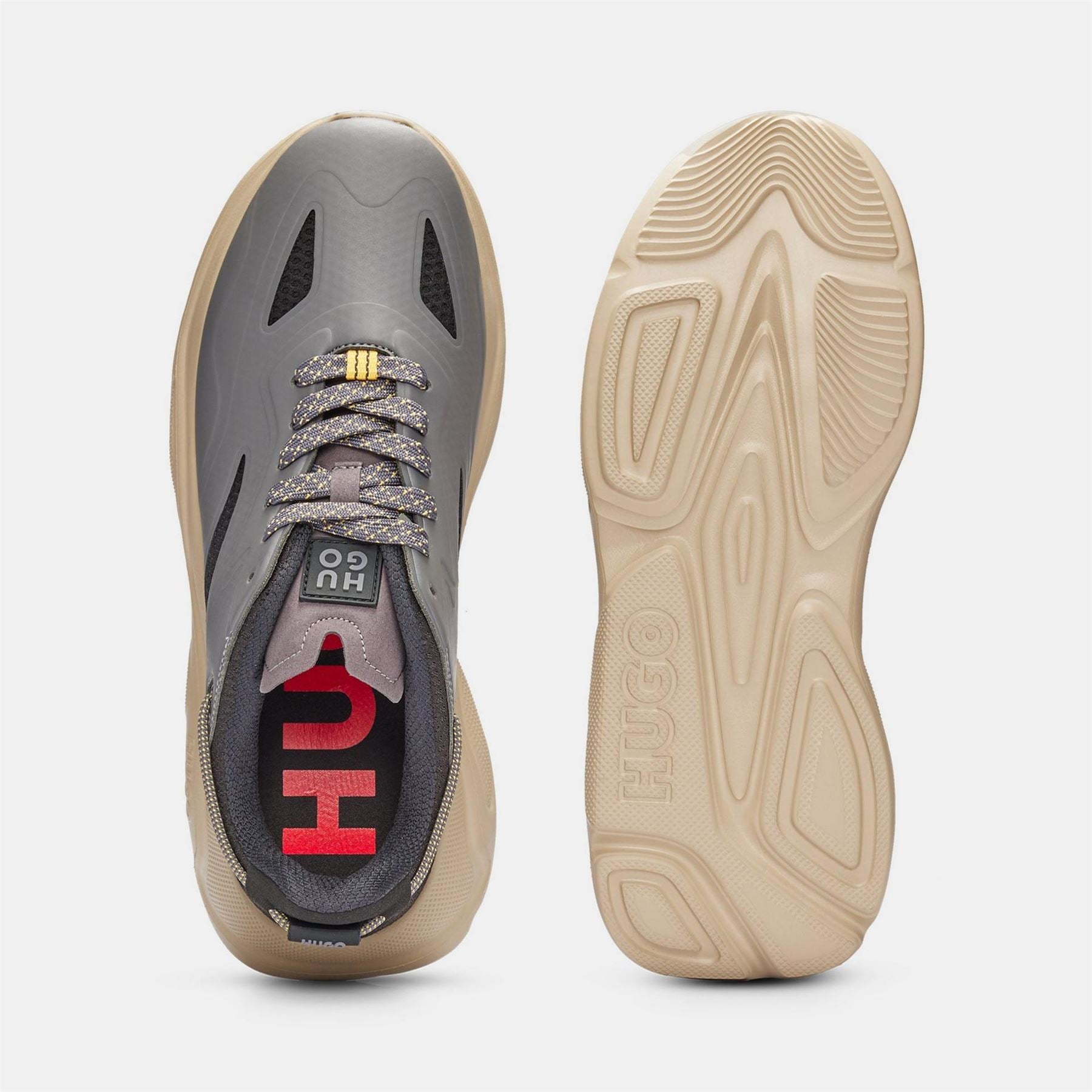 Hugo Leon Runn Lace Up Chunky Heel Sneakers