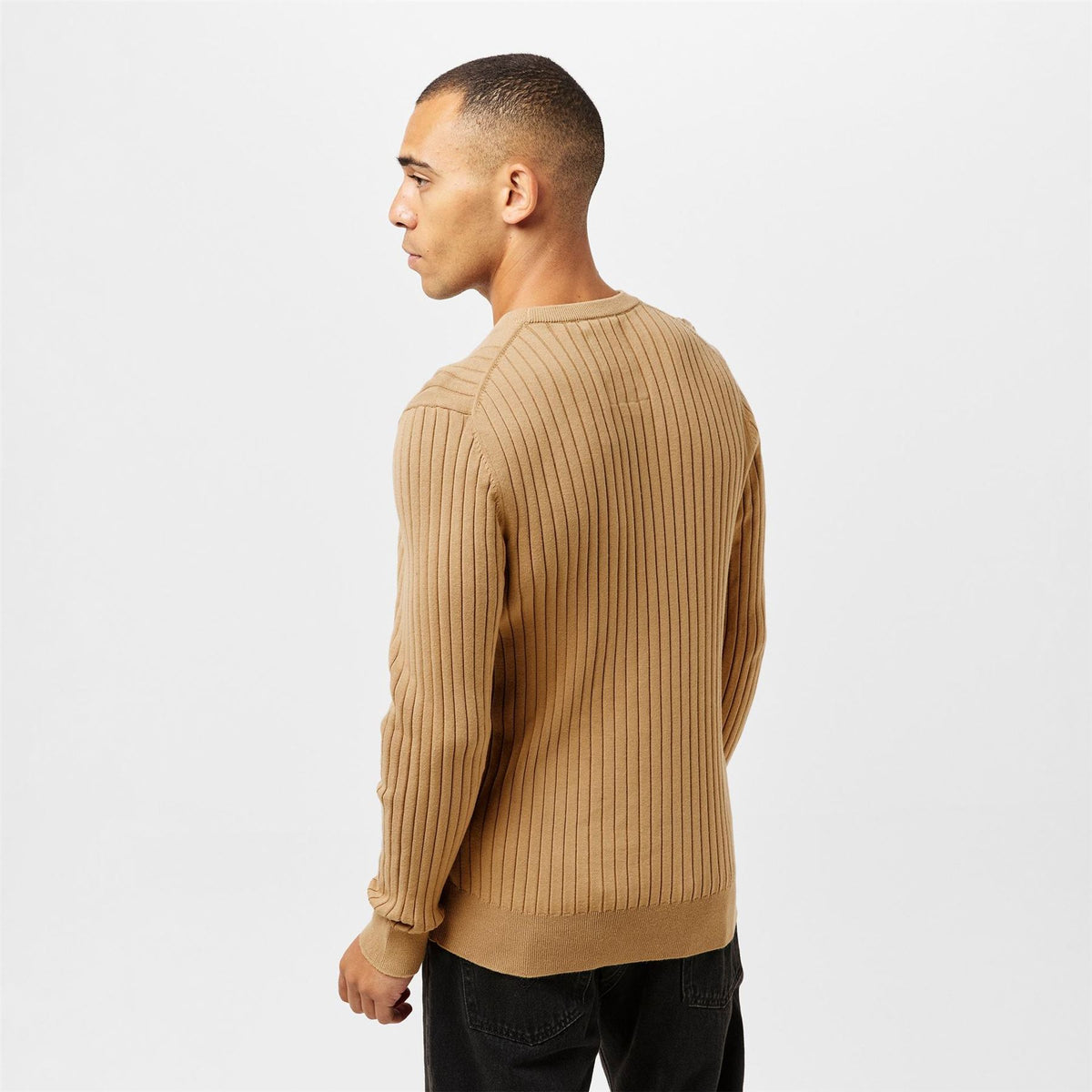 Luke Slim Fit Crew Neck Long Sleeve Sweater