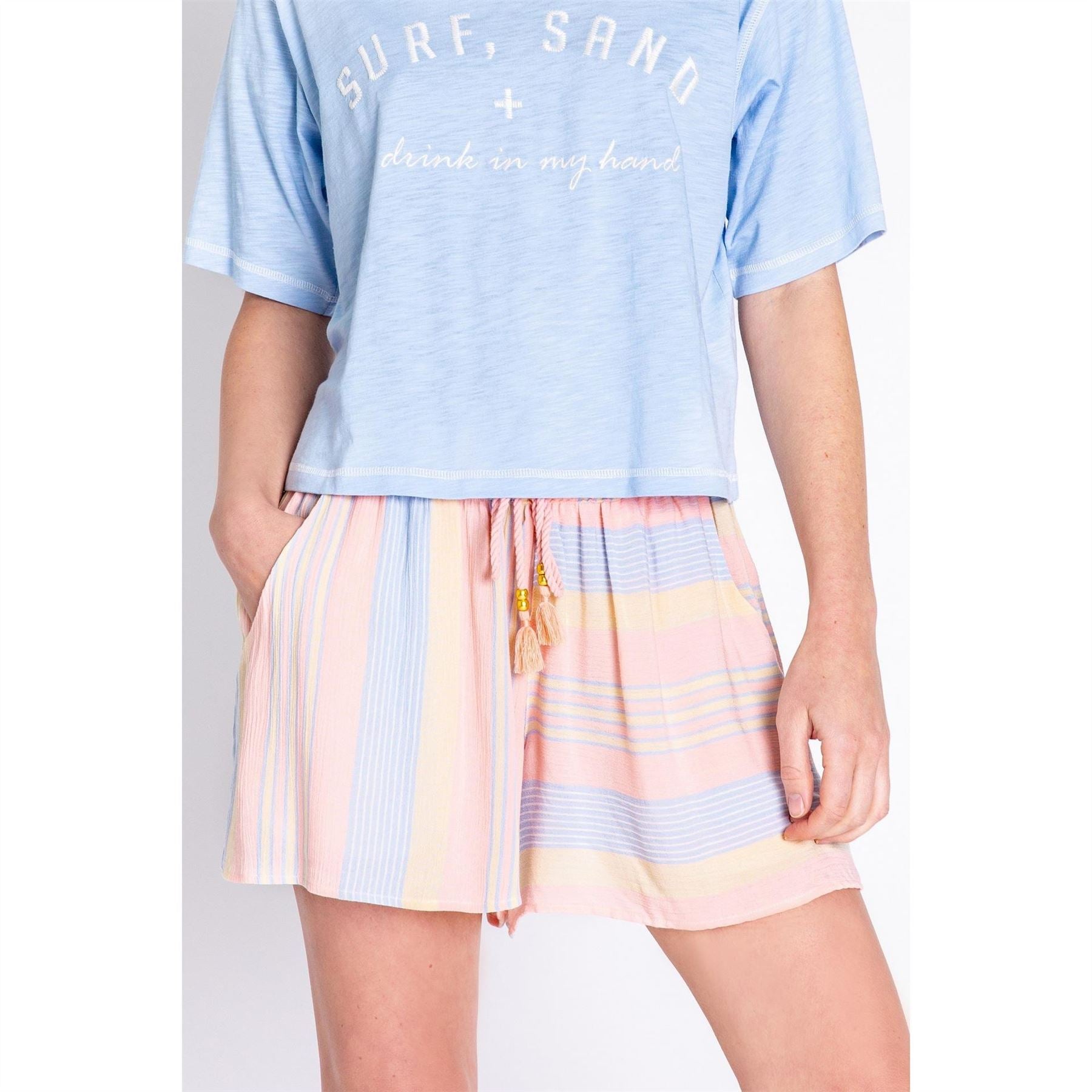 PJ Salvage Fleece Jogger Shorts