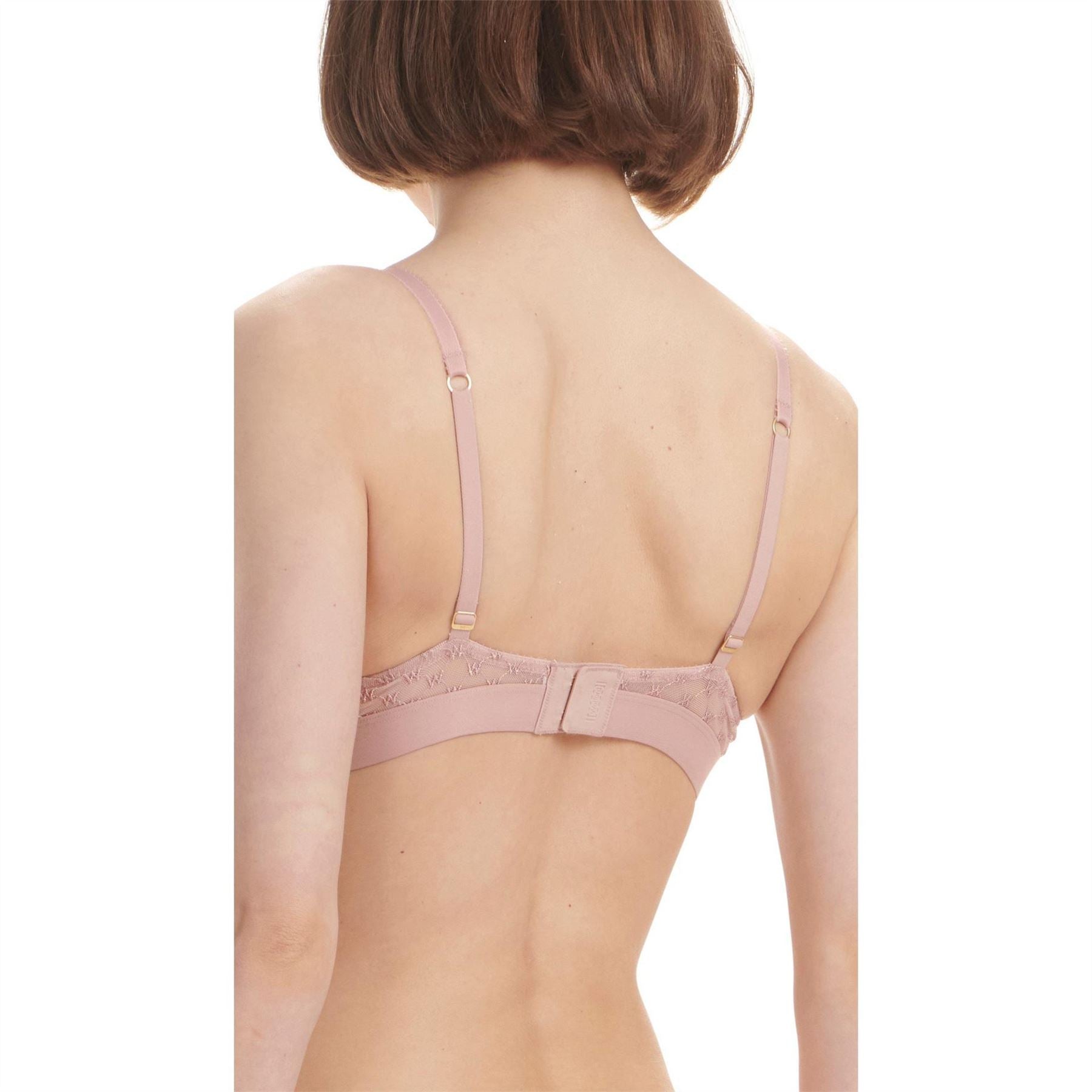 Wolford Sheer Logo Push Up Demi Bra