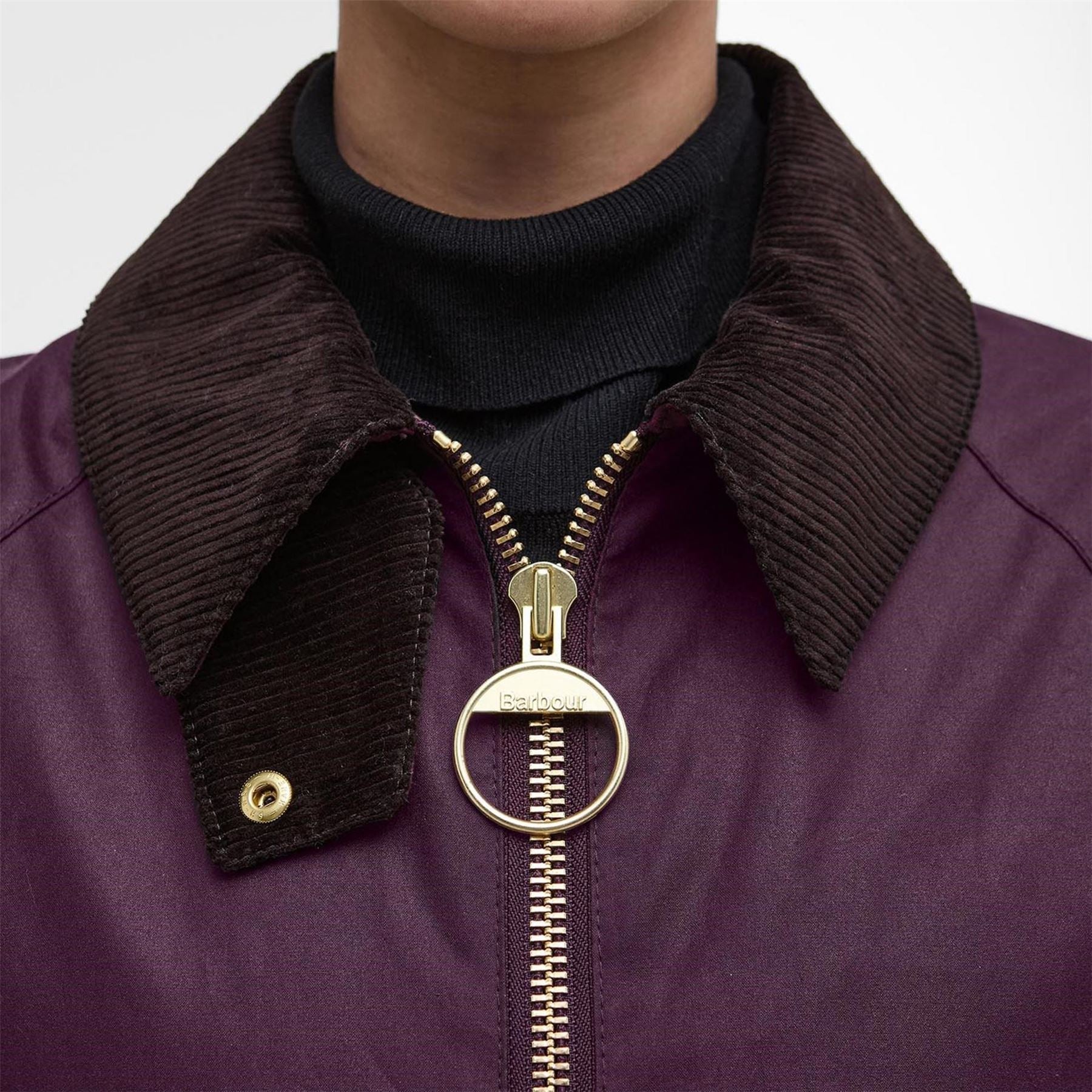 Barbour Arlene Cotton Long Sleeve Full Zip Wax Jacket
