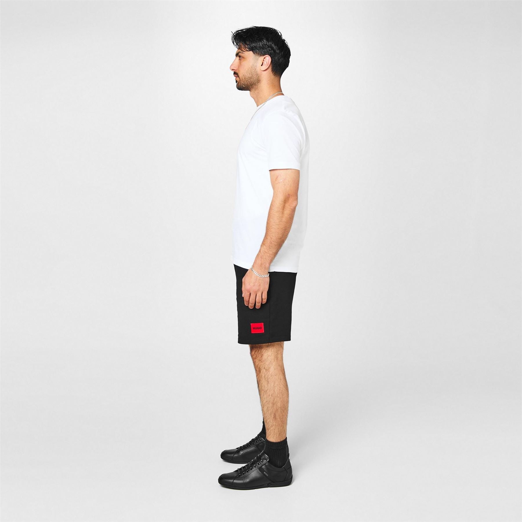 Boss Saturn Smooth Low Top Premium Leather Trainers