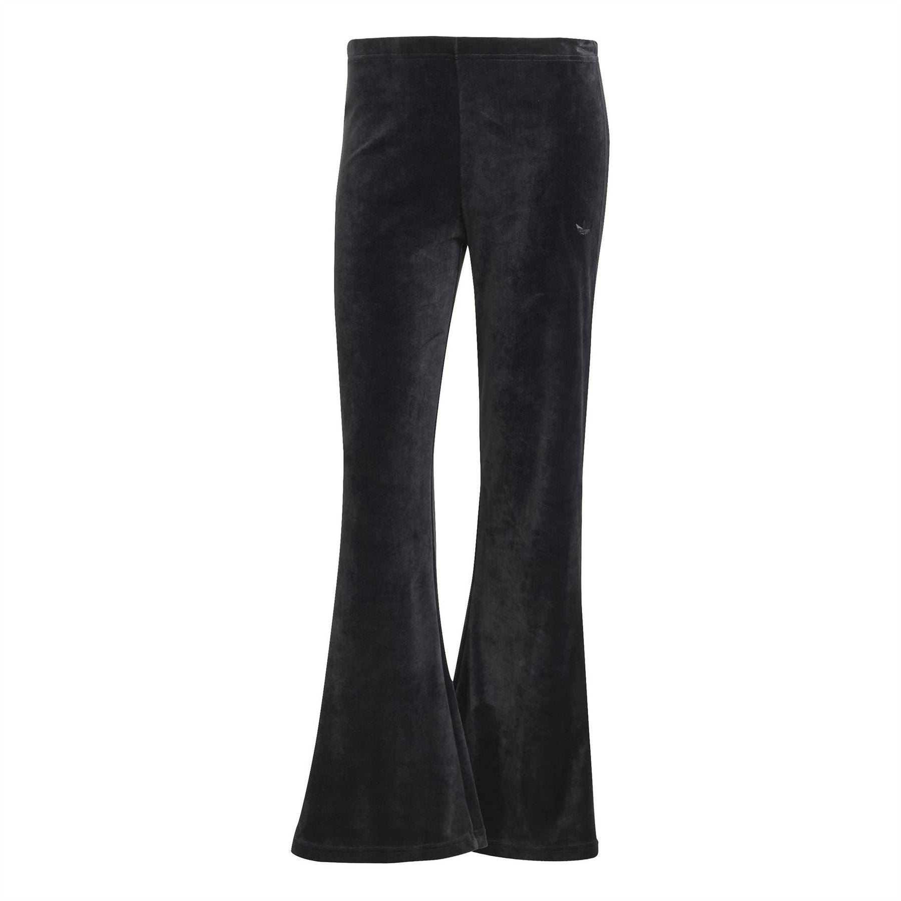 adidas Originals Velvet Three Bar Logo Solid Flared Joggers