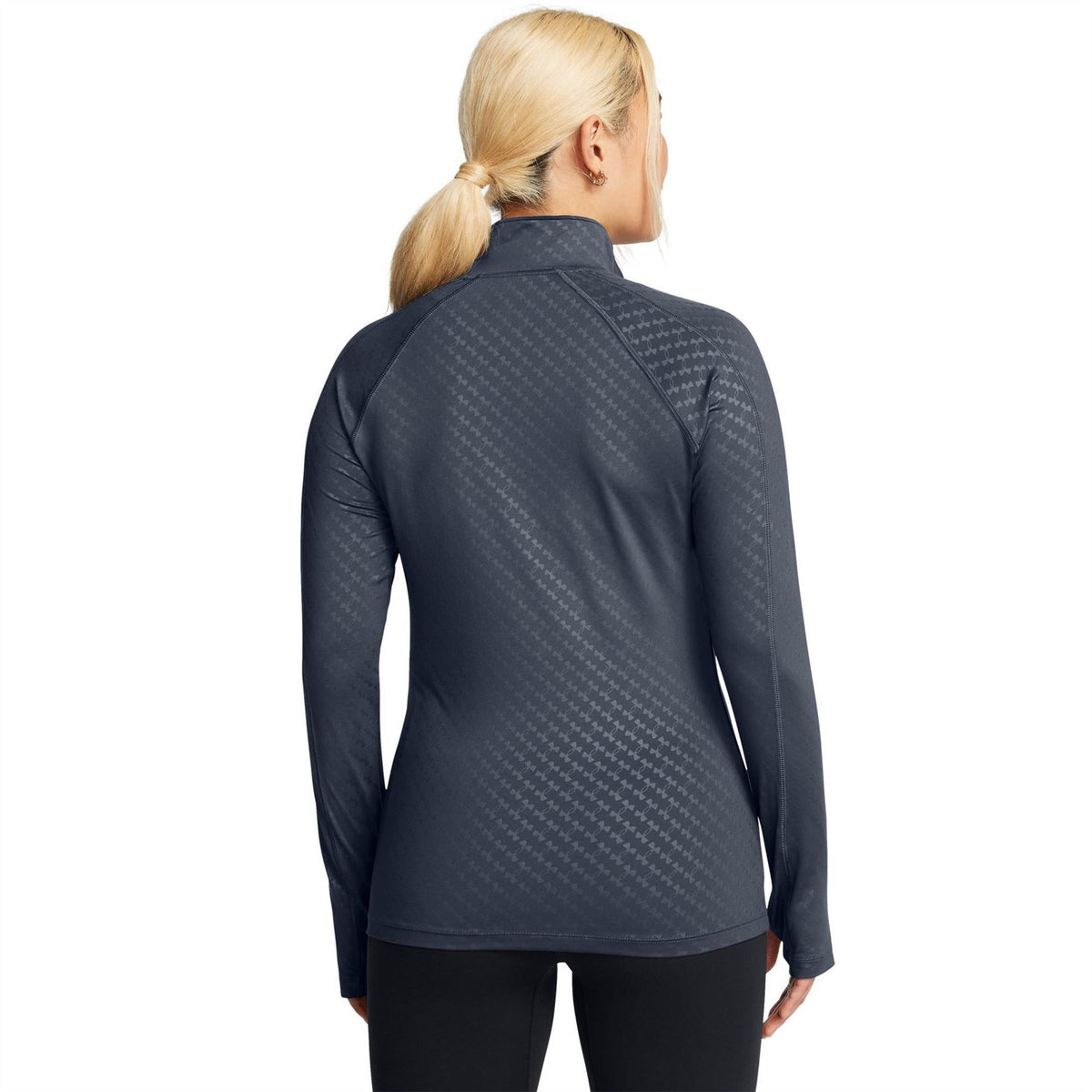 Under Armour Emboss 1 2 Zip Slim Fit Performance Tracksuit Top