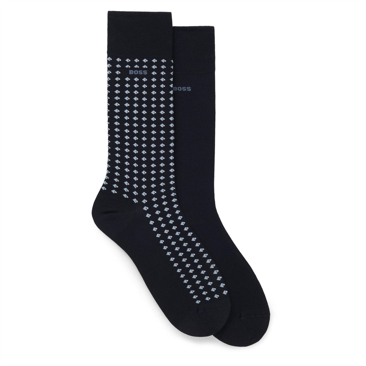 Boss 2 Pack Minipattern Crew Socks