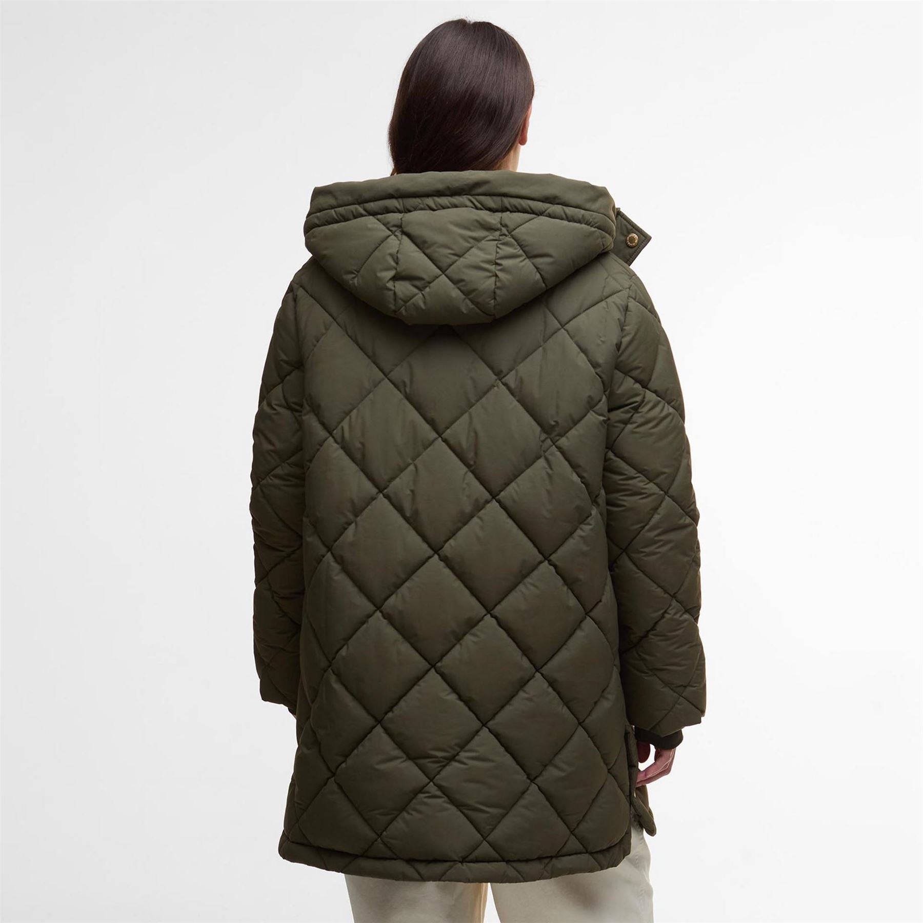 Barbour Kailyn Hooded Long Sleeve Medium Puffer Jacket