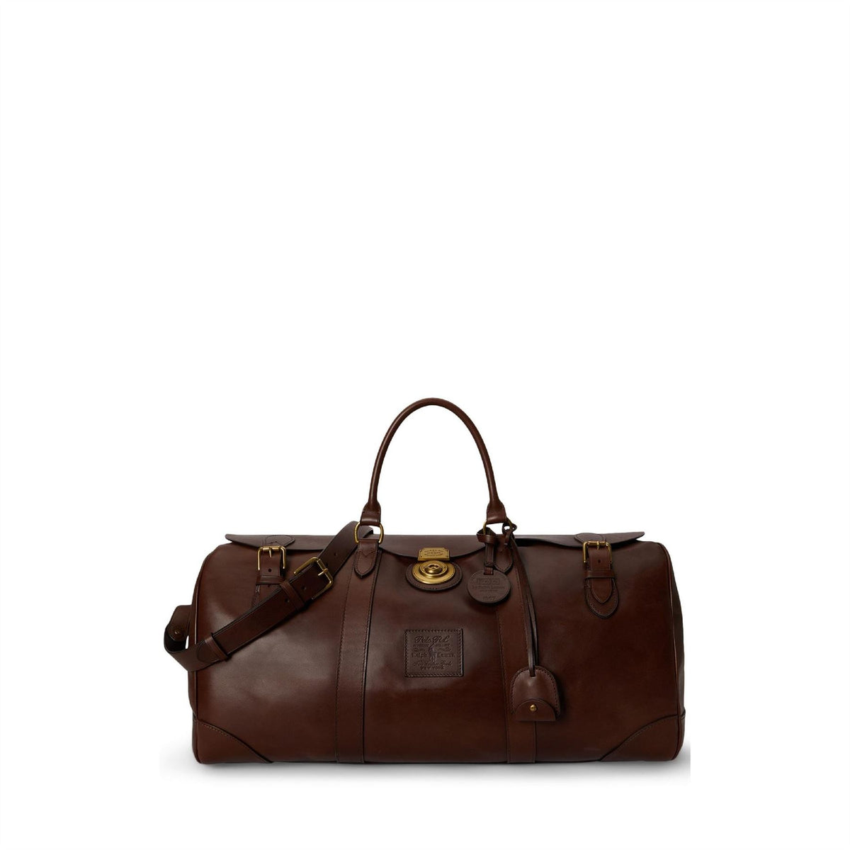 Polo Ralph Lauren Lock Leather Large Duffel Bag