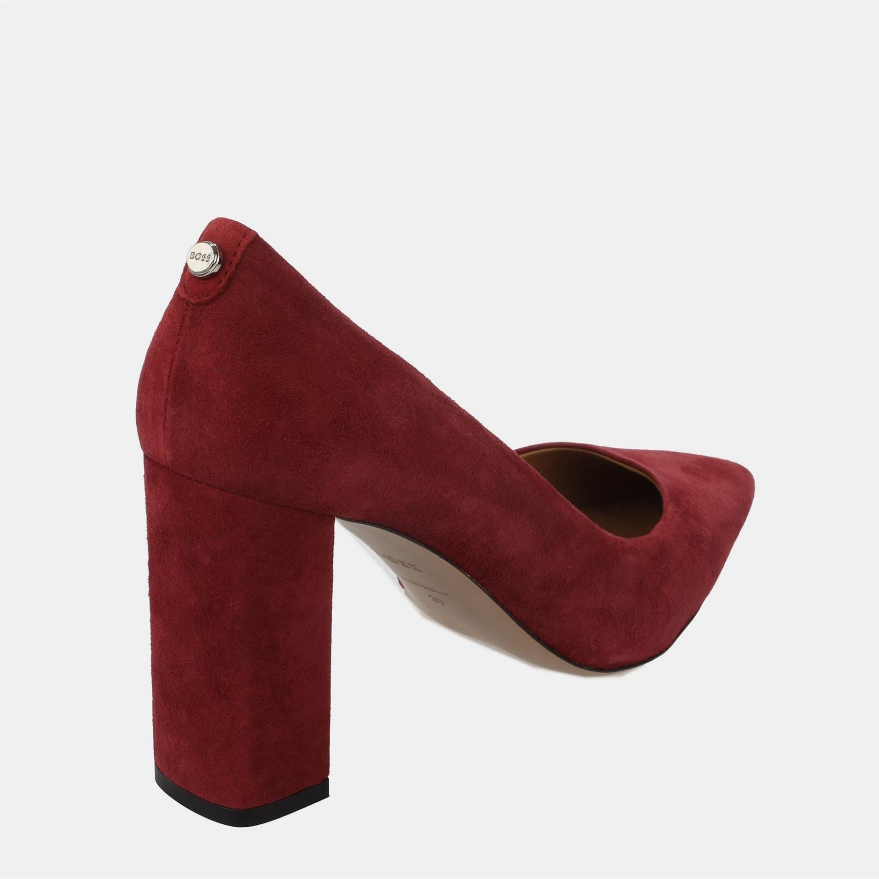 Boss High Heel Block Court Shoes