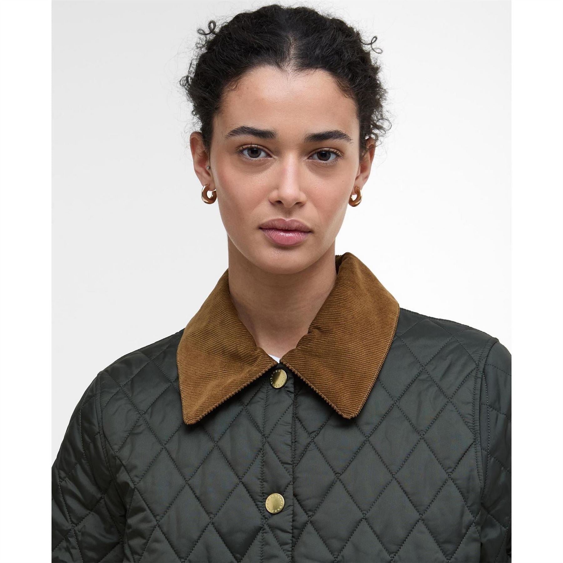 Barbour Cropped Liddesdale Quilted Jacket
