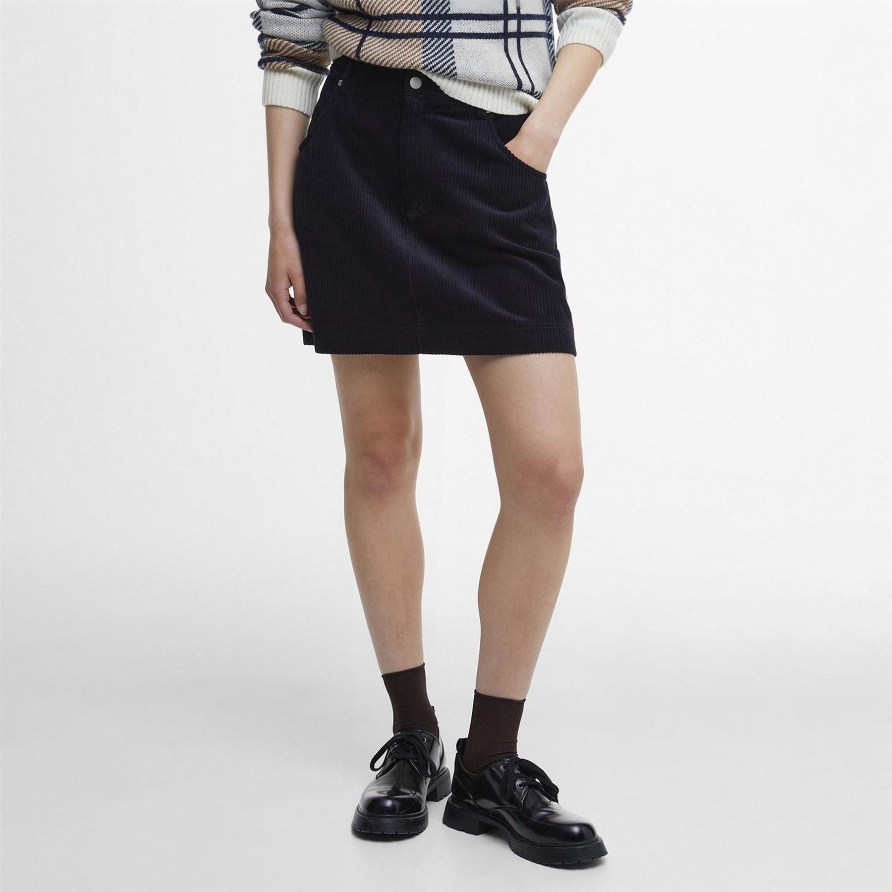 Barbour Cord Mini Skirt