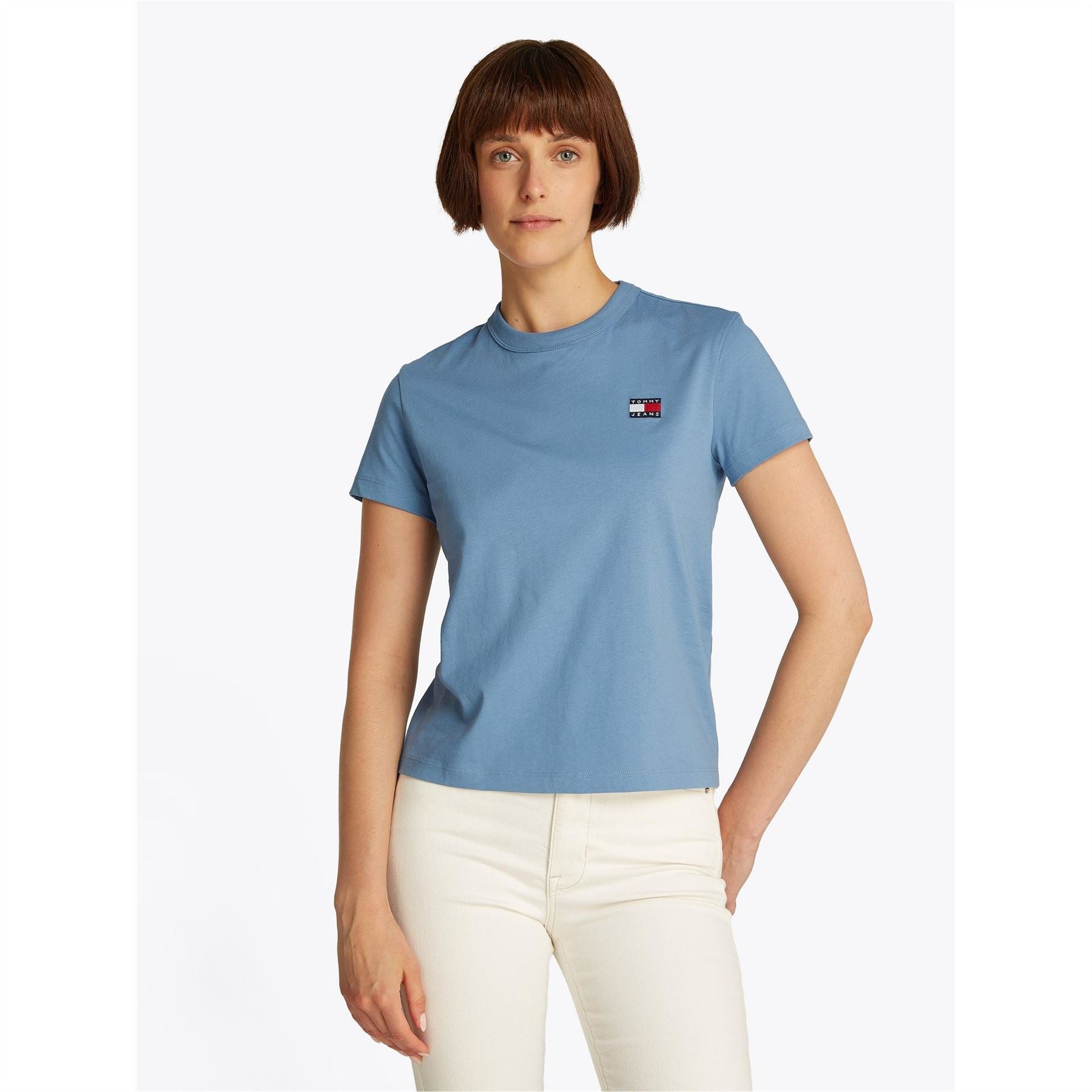 Tommy Jeans Regular Fit Badge Crew Neck T-Shirt
