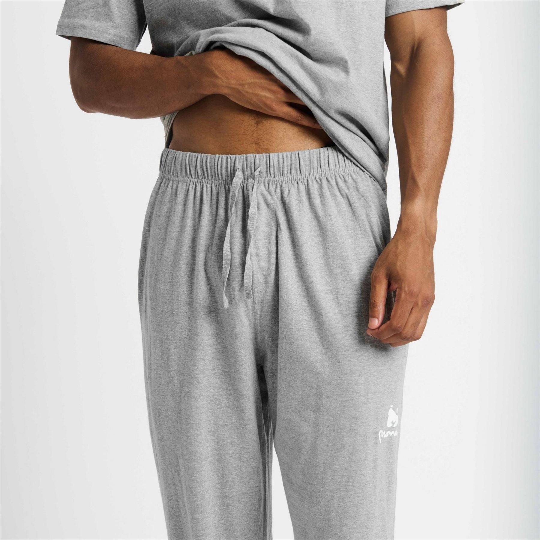 Money Combo Logo Drawstring Long Lounge Twin Set
