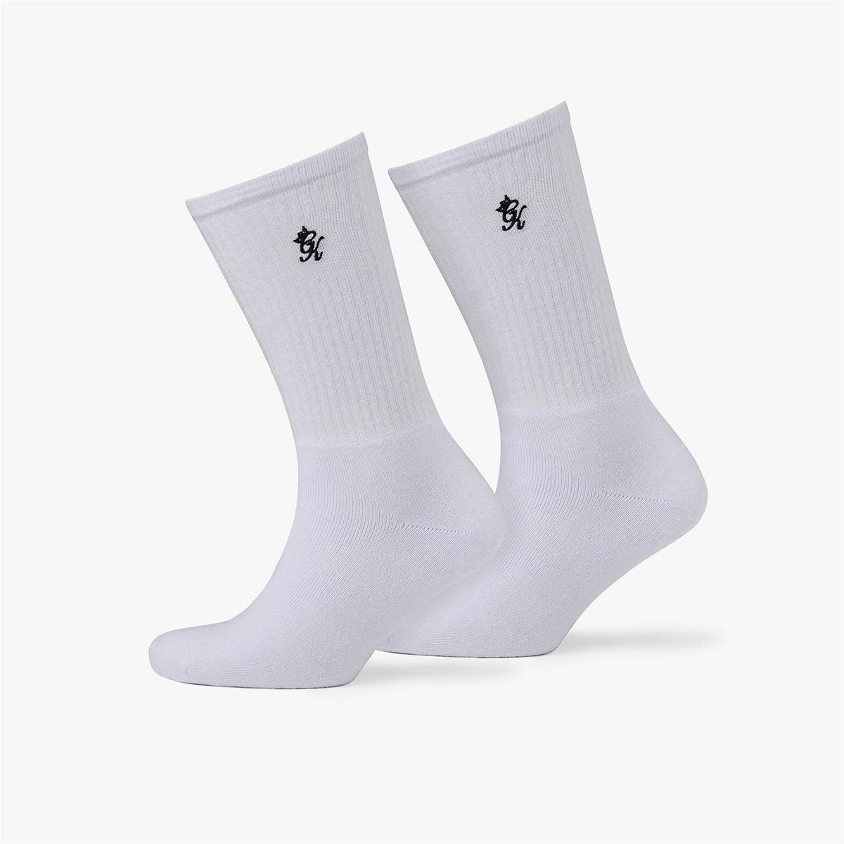Gym King King Core Sock (2pk)   Black White