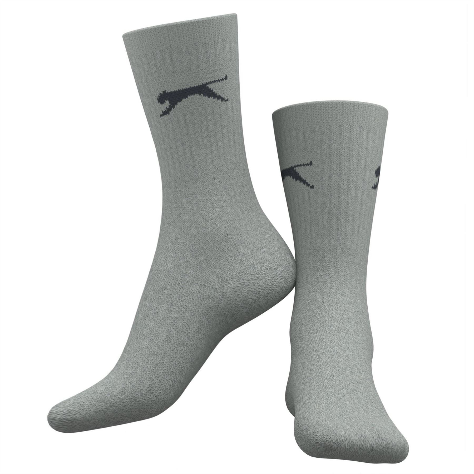 Slazenger Pack Crew Socks Mens Size 7 11