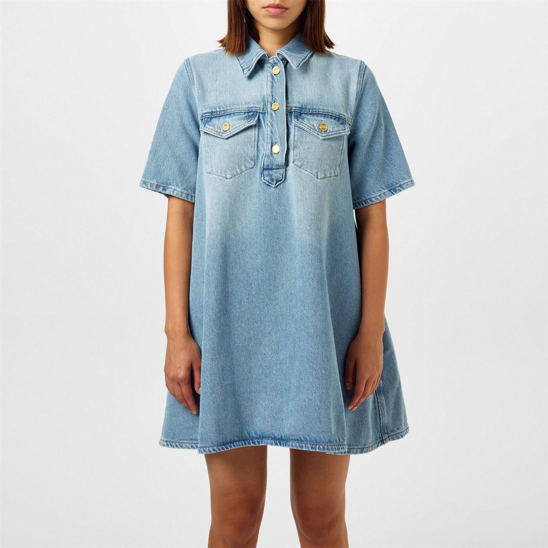 Ganni Denim Mini Dress