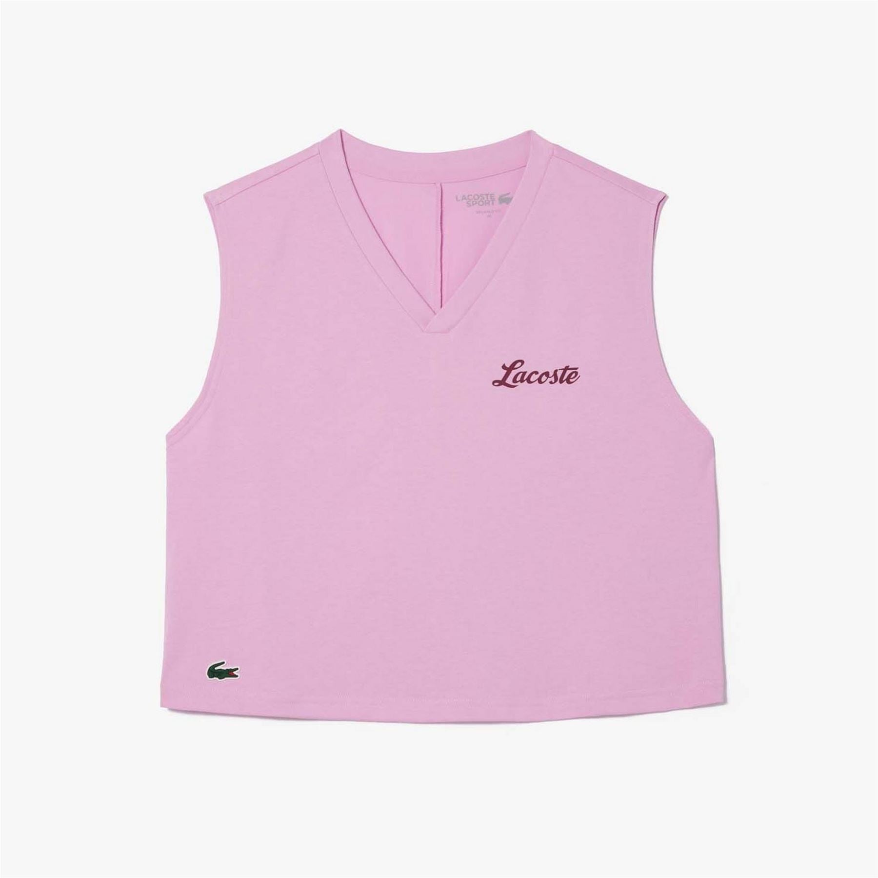 Lacoste Dry Cotton Sport Crop Top
