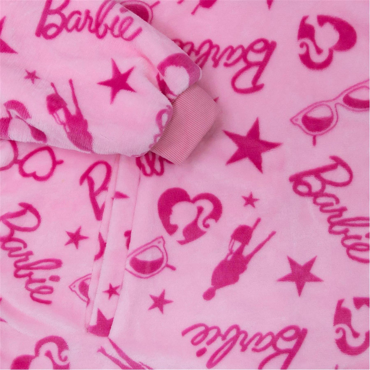 Barbie Boxfresh Hooded Ribbed Cuff Robe Jacket