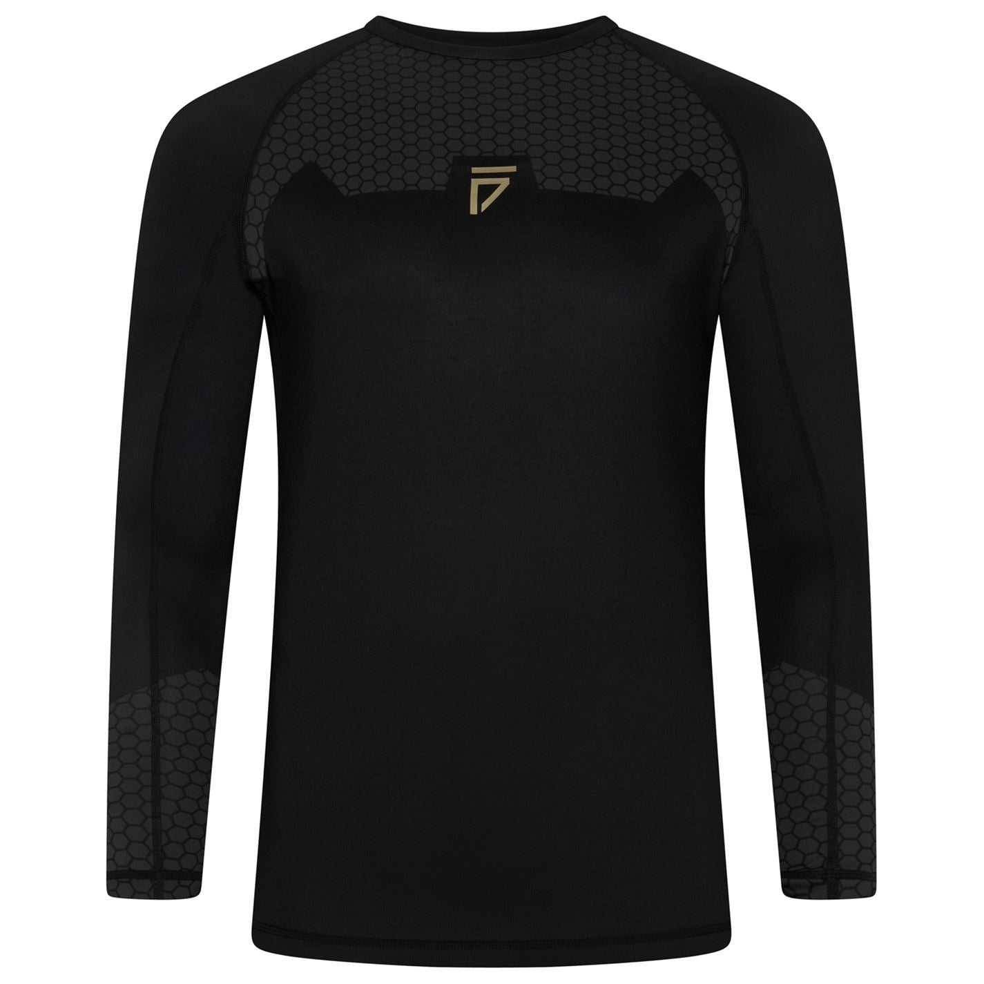 Gym King Mens Fight Division Long Sleeve Rash Guard Top