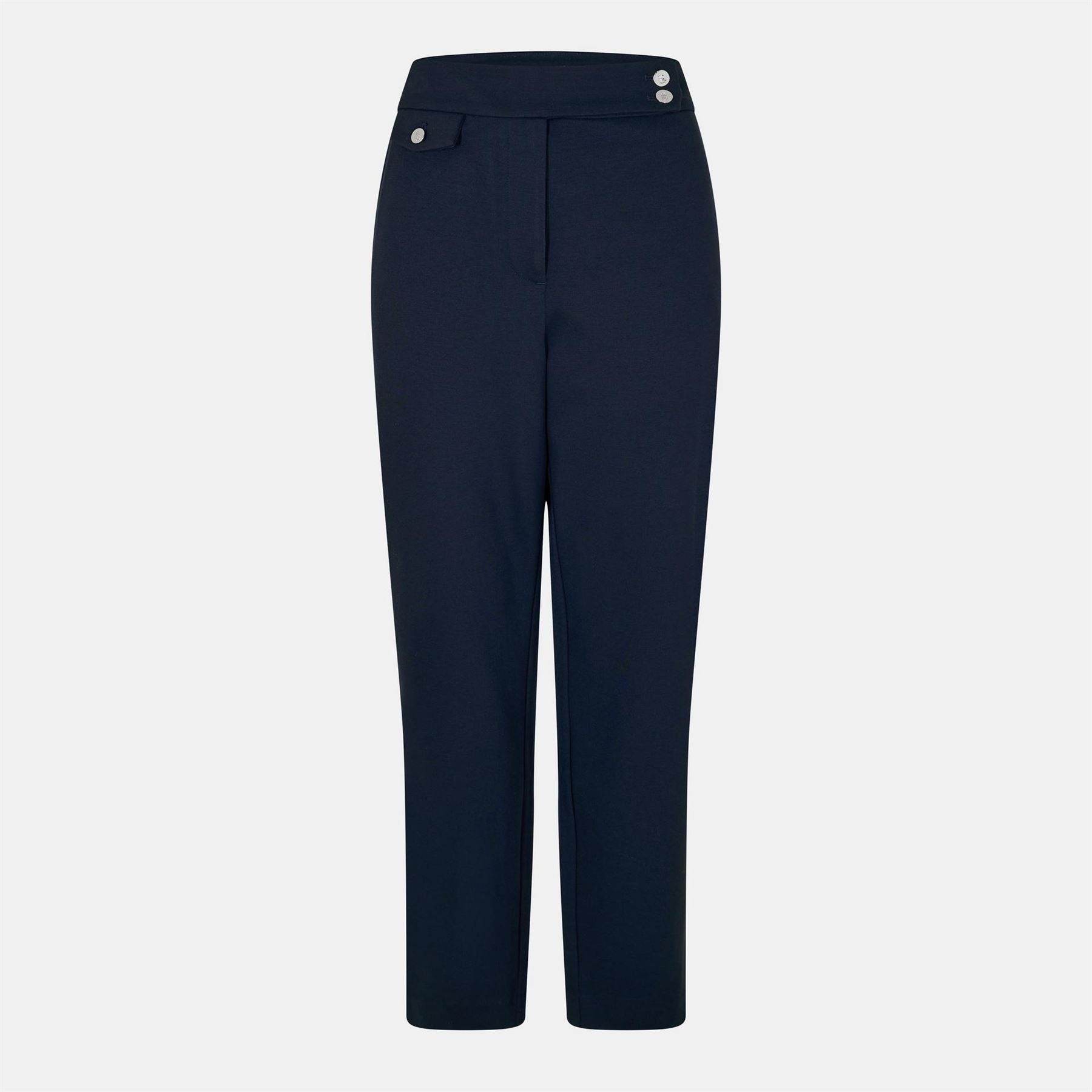 Lauren by Ralph Lauren Zinleah Real Leather Straight Leg Trousers