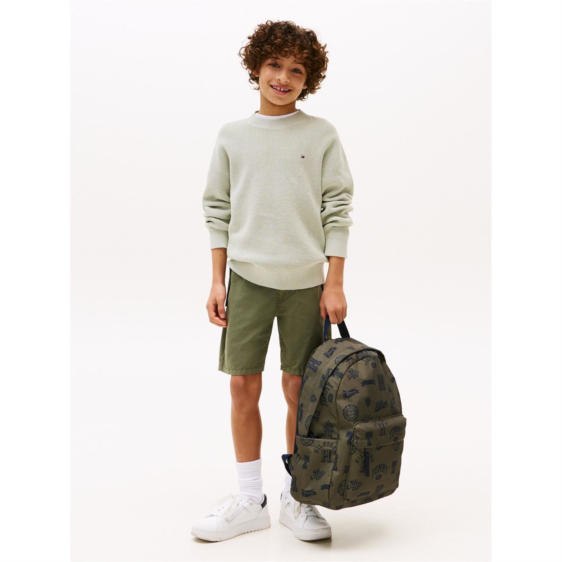 Tommy Hilfiger Small Flag Knitted Crew Neck Jumper