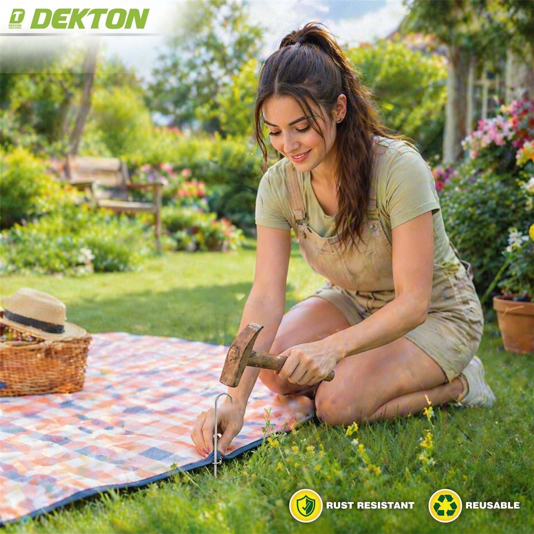 Dekton 10pc Ground Peg Set.