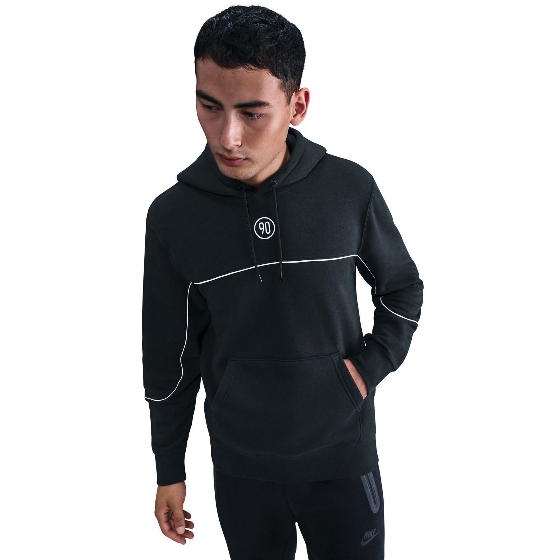 Nike T90 Hooded Neck Long Sleeve Sweatshirt