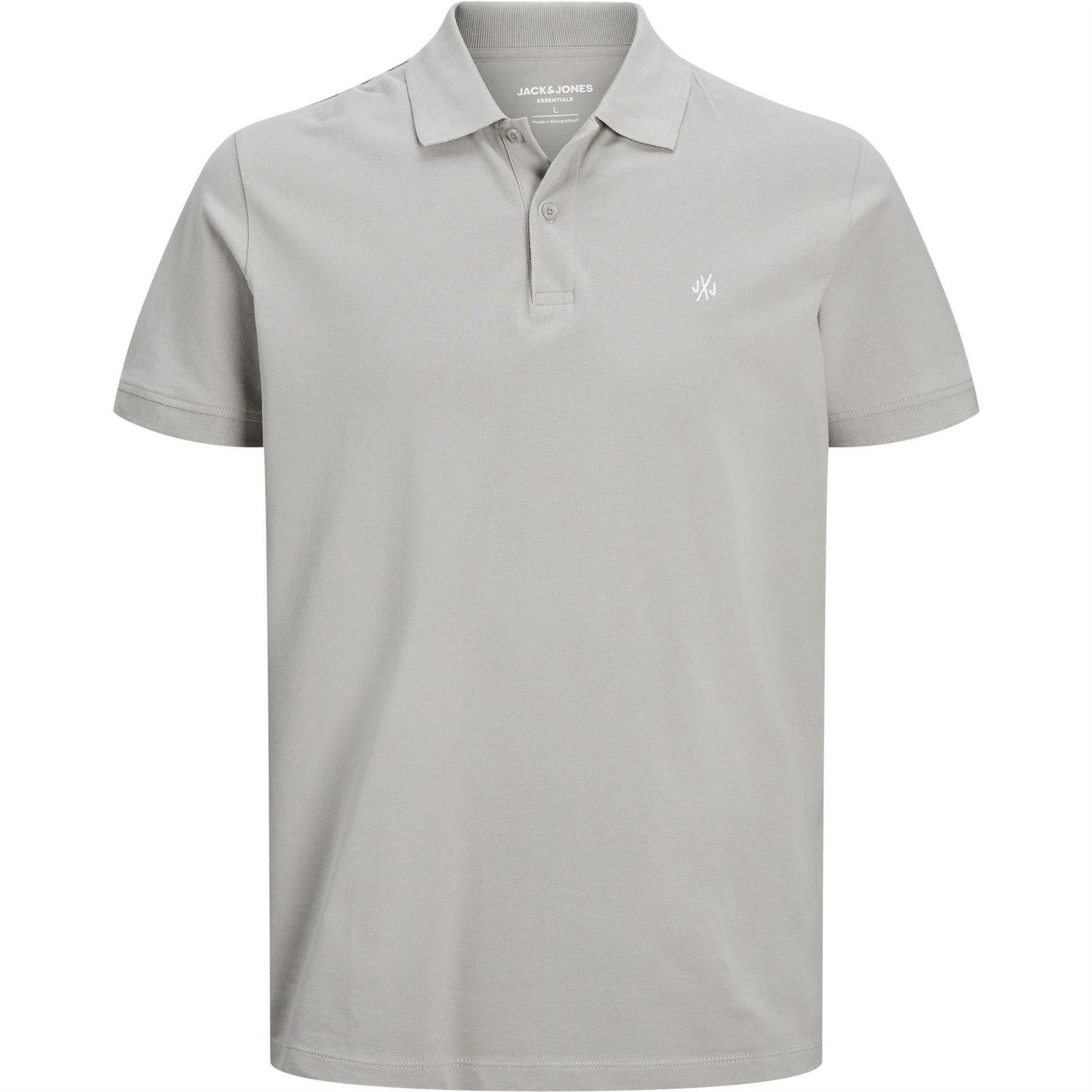 Jack and Jones Mens 3 Pack Short Sleeve Polo Shirt