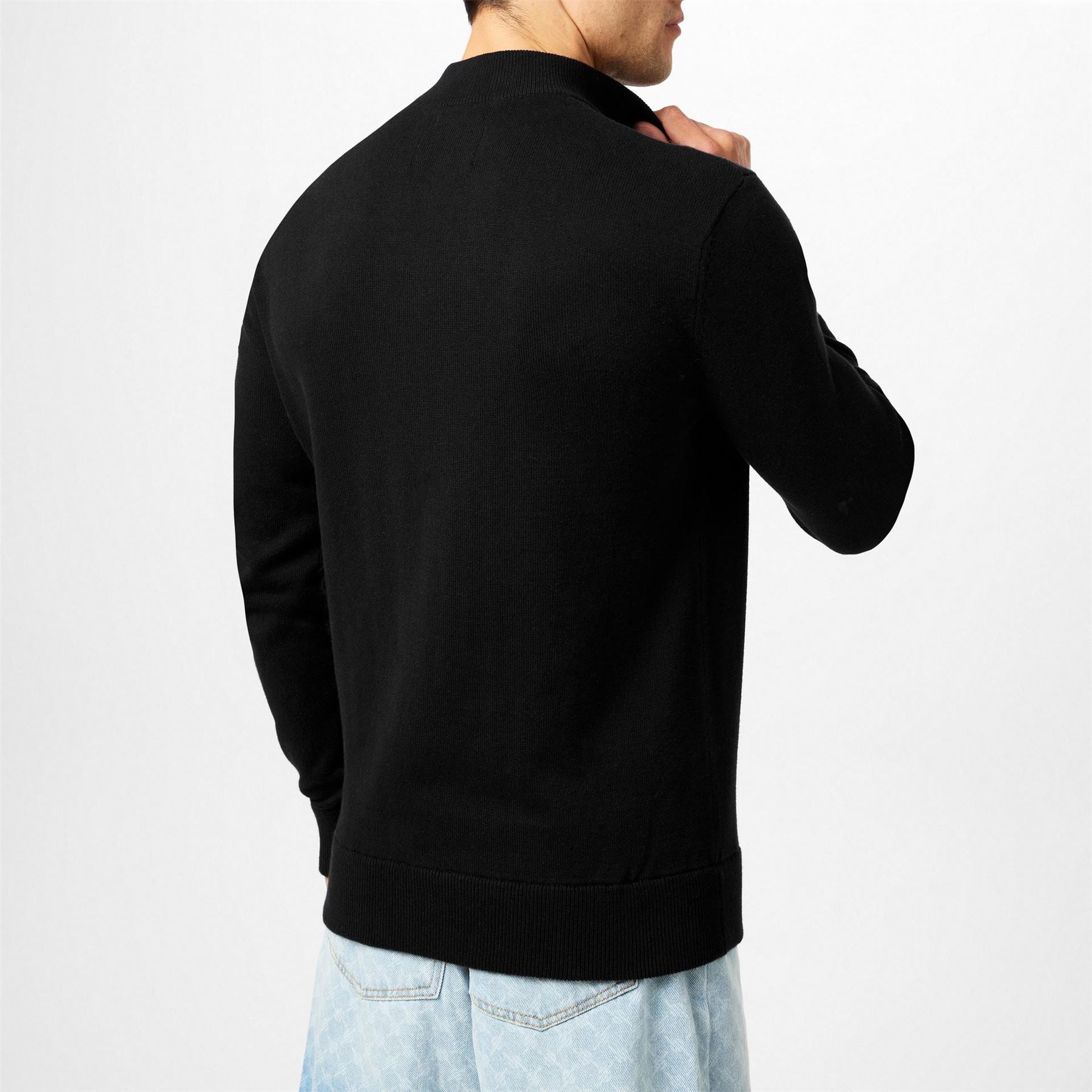 Jack Wills Mens Funnel Neck Half Zip Jumper