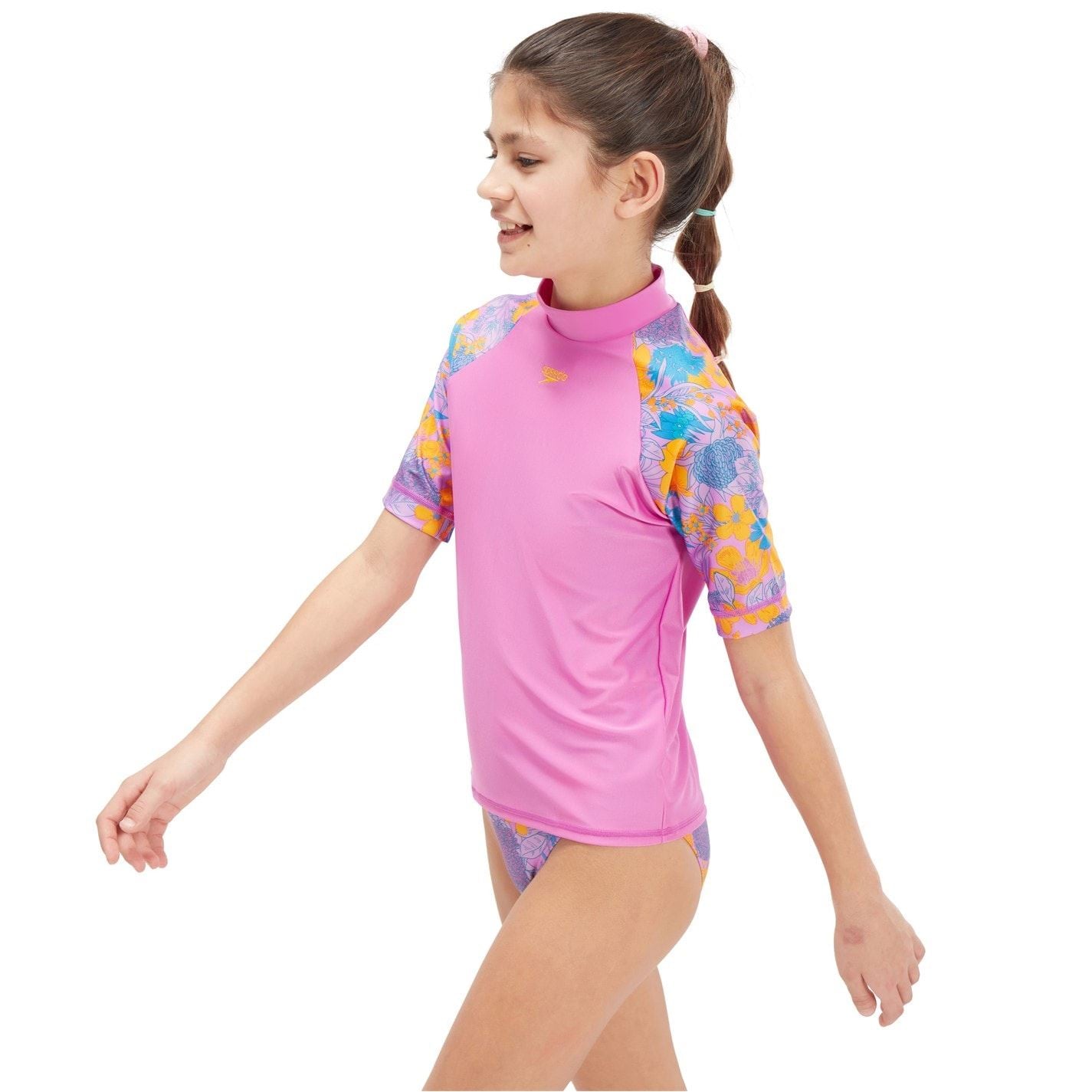 Speedo Short Sleeve Rash Vest Juniors