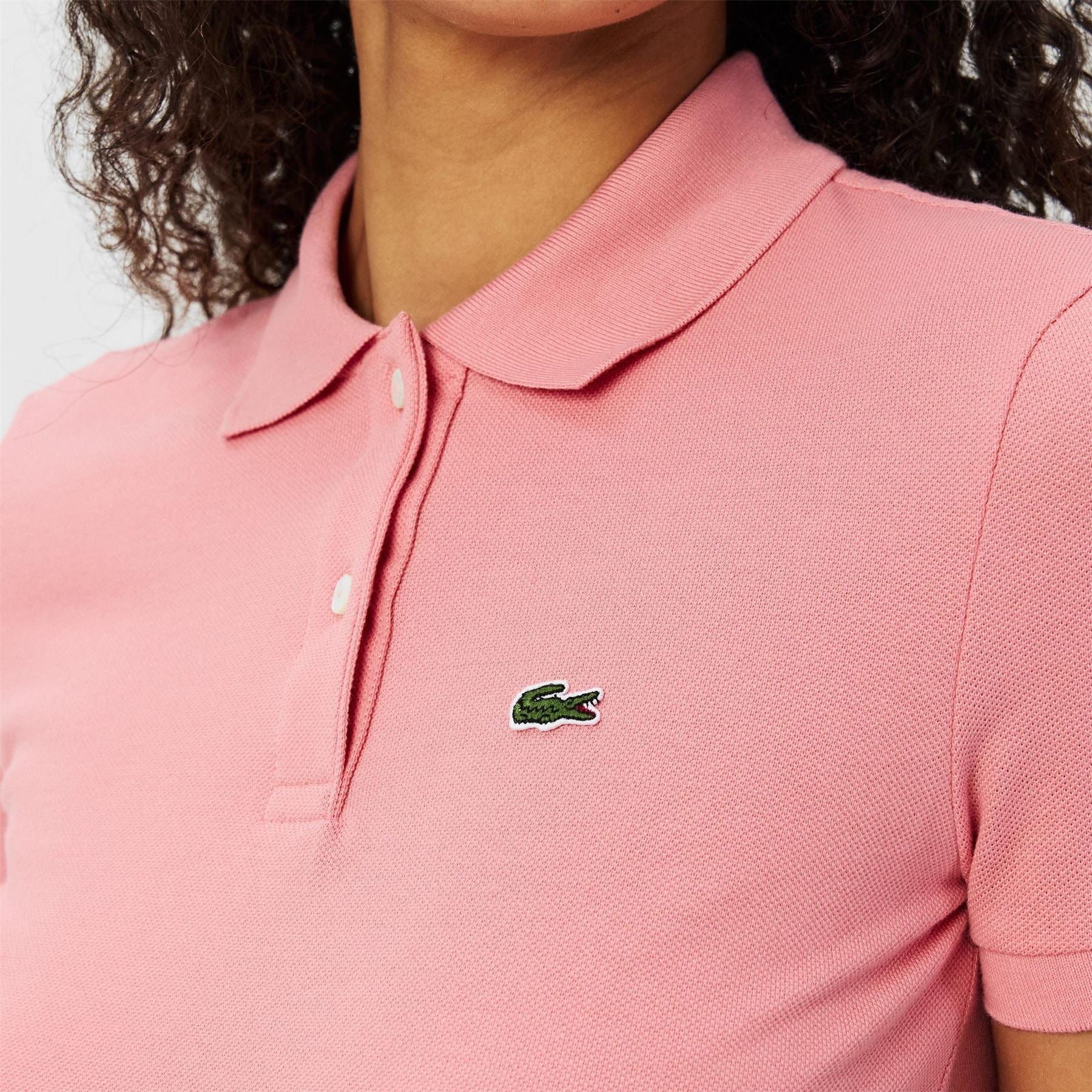Lacoste Ef7767 Collared Neck Knee Length T-Shirt Dress