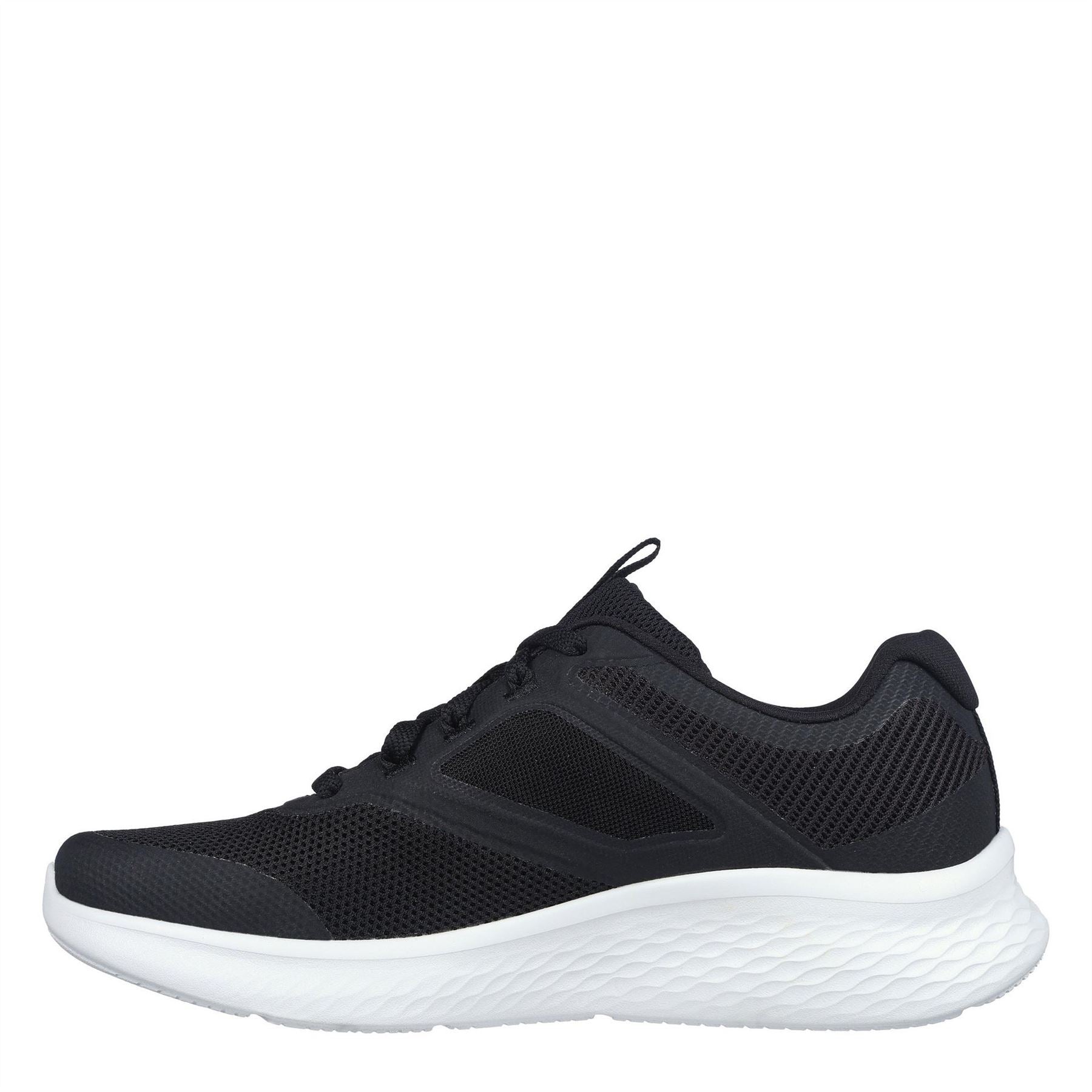 Skechers Womens Hotmelt Overlay Mesh Lace Up W Slip On Trainers