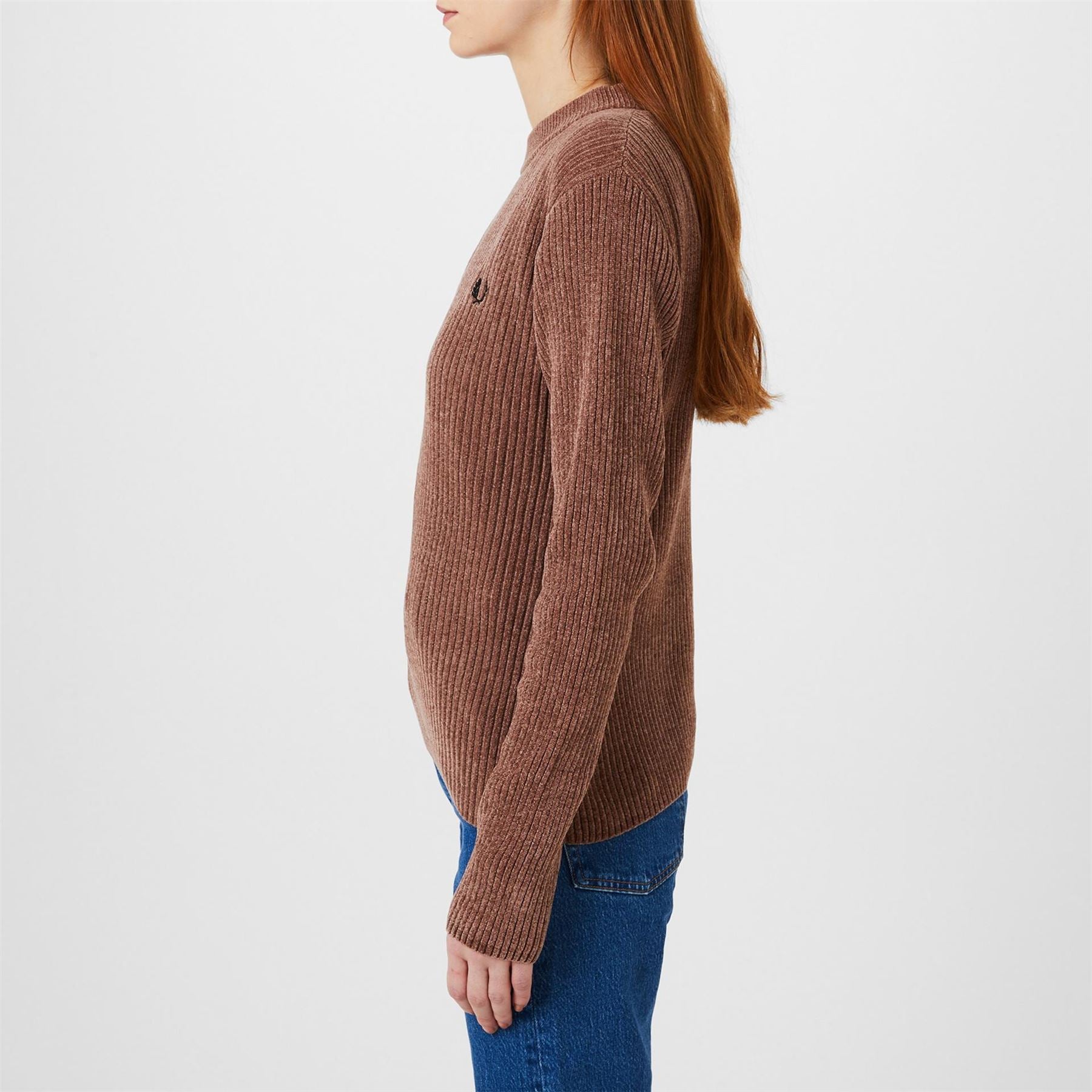 Fred Perry Chenille Rib Knitted Top