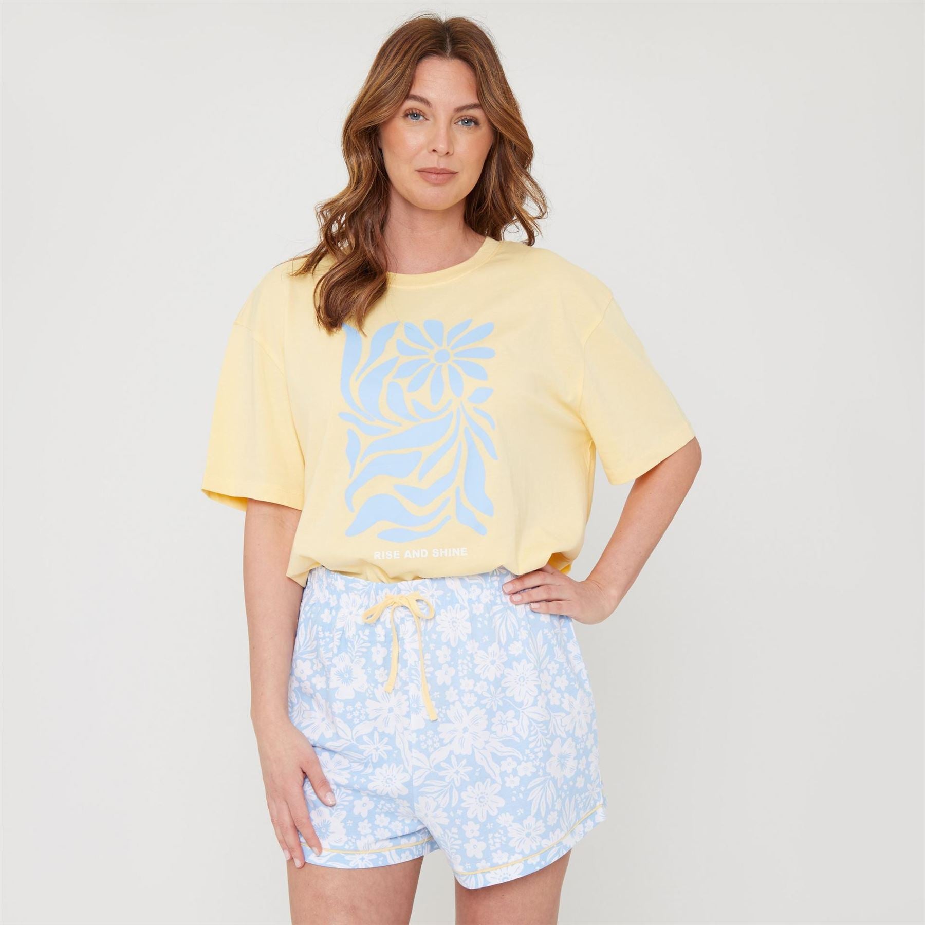 Miso Floral Crew Neck Short Sleeve Pyjama