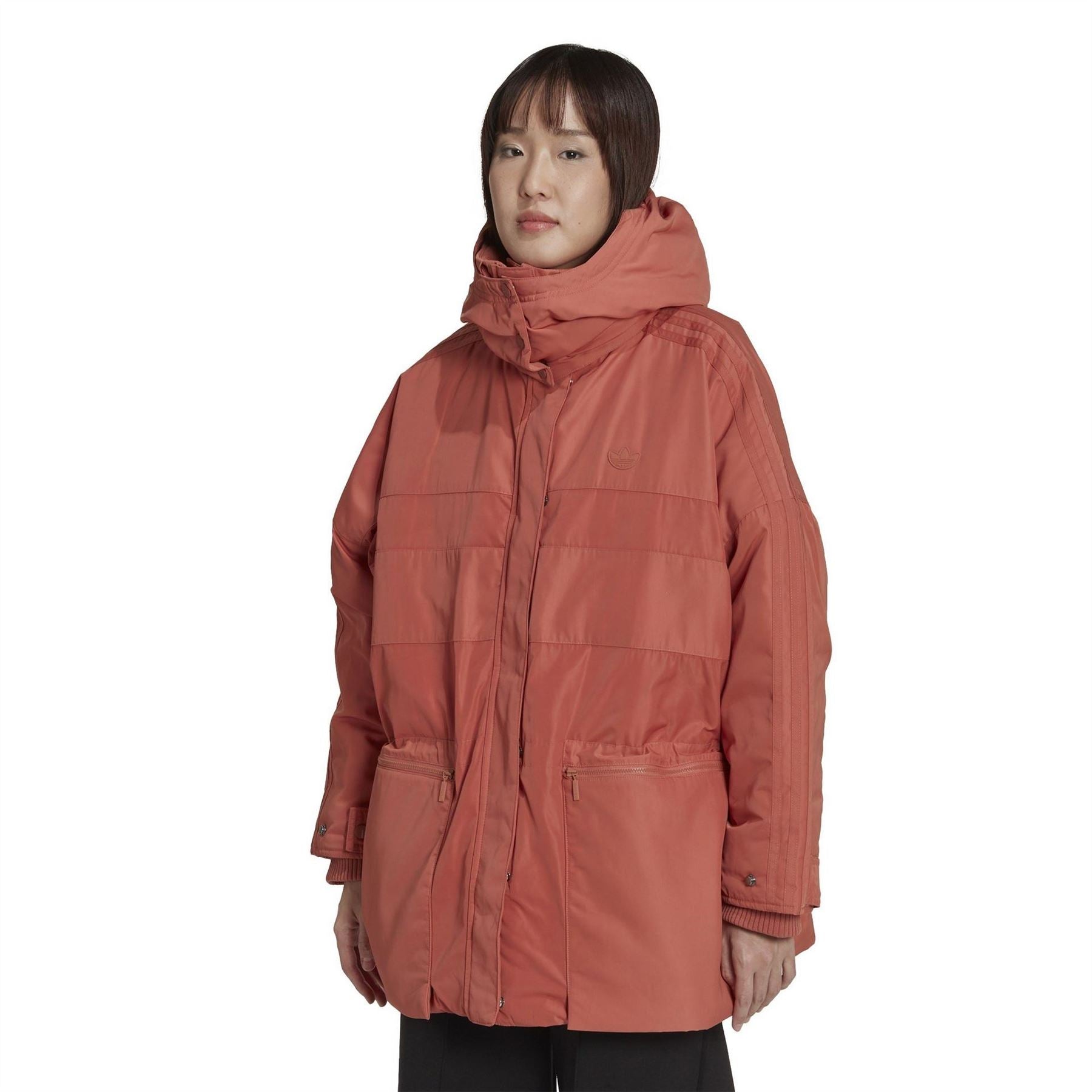 adidas Originals Hooded Long Relaxed Fit Parka