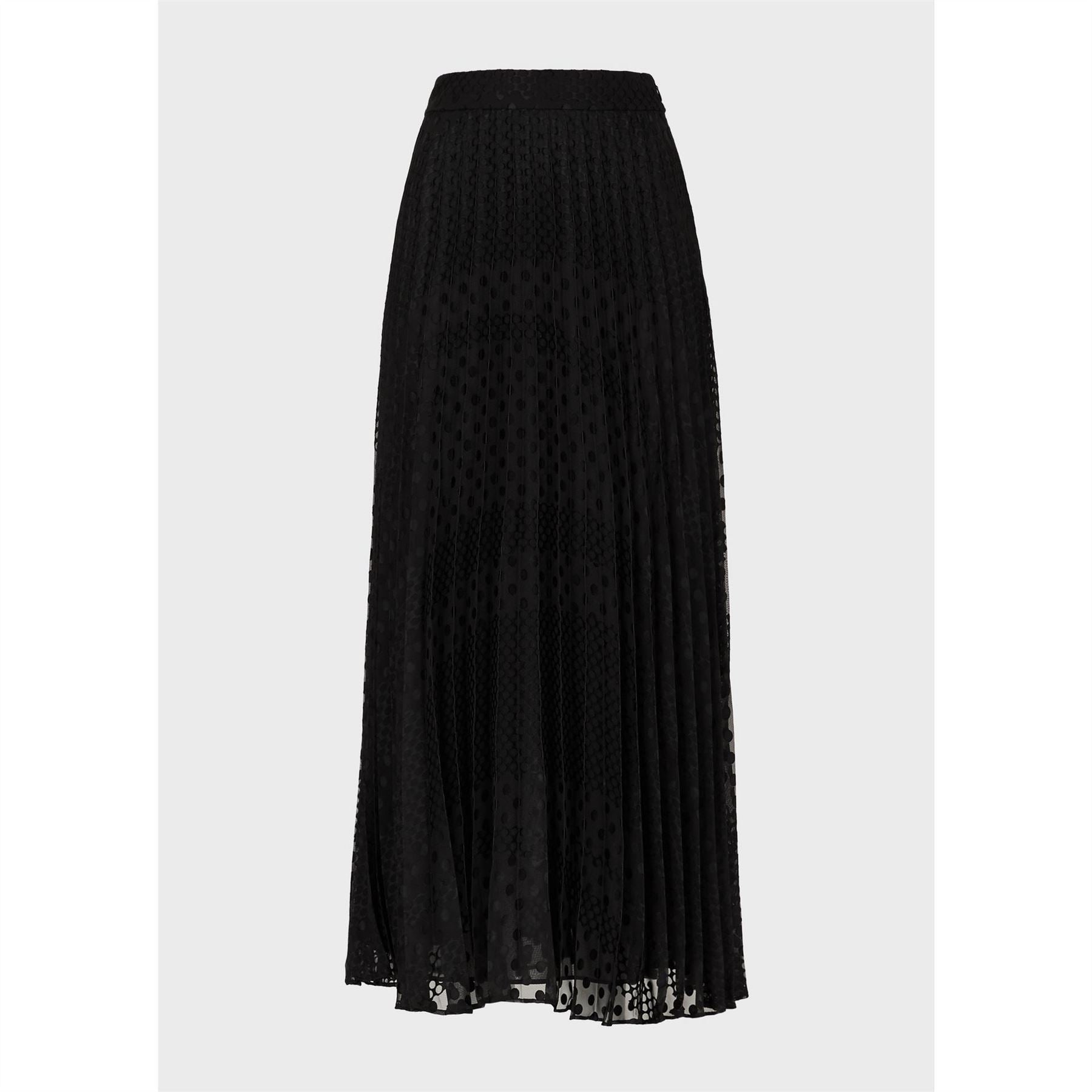 Emporio Armani Plet Maxi A-Line Skirt