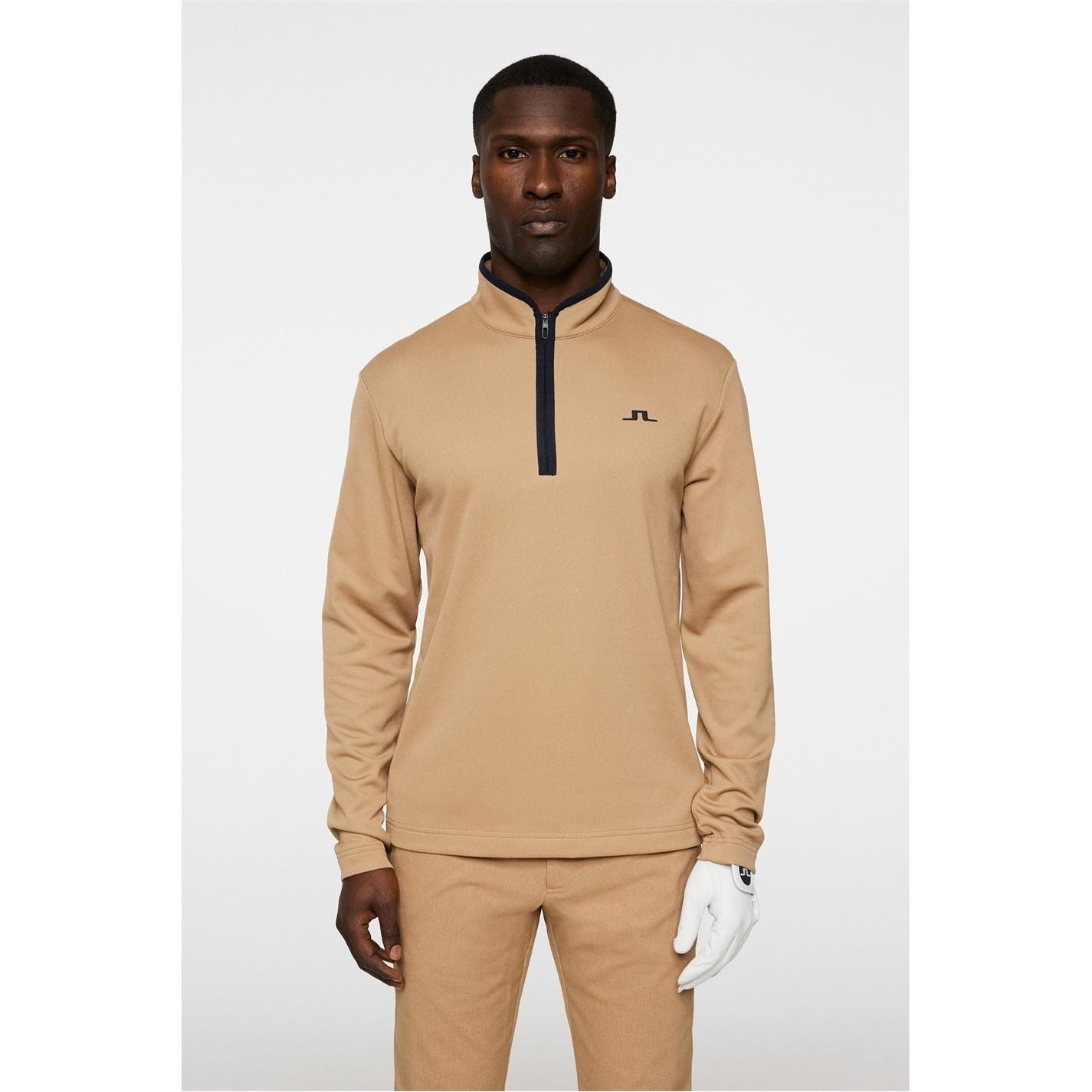 J Lindeberg Golf Half-Zip Regular Fit Long Sleeve Sweatshirt