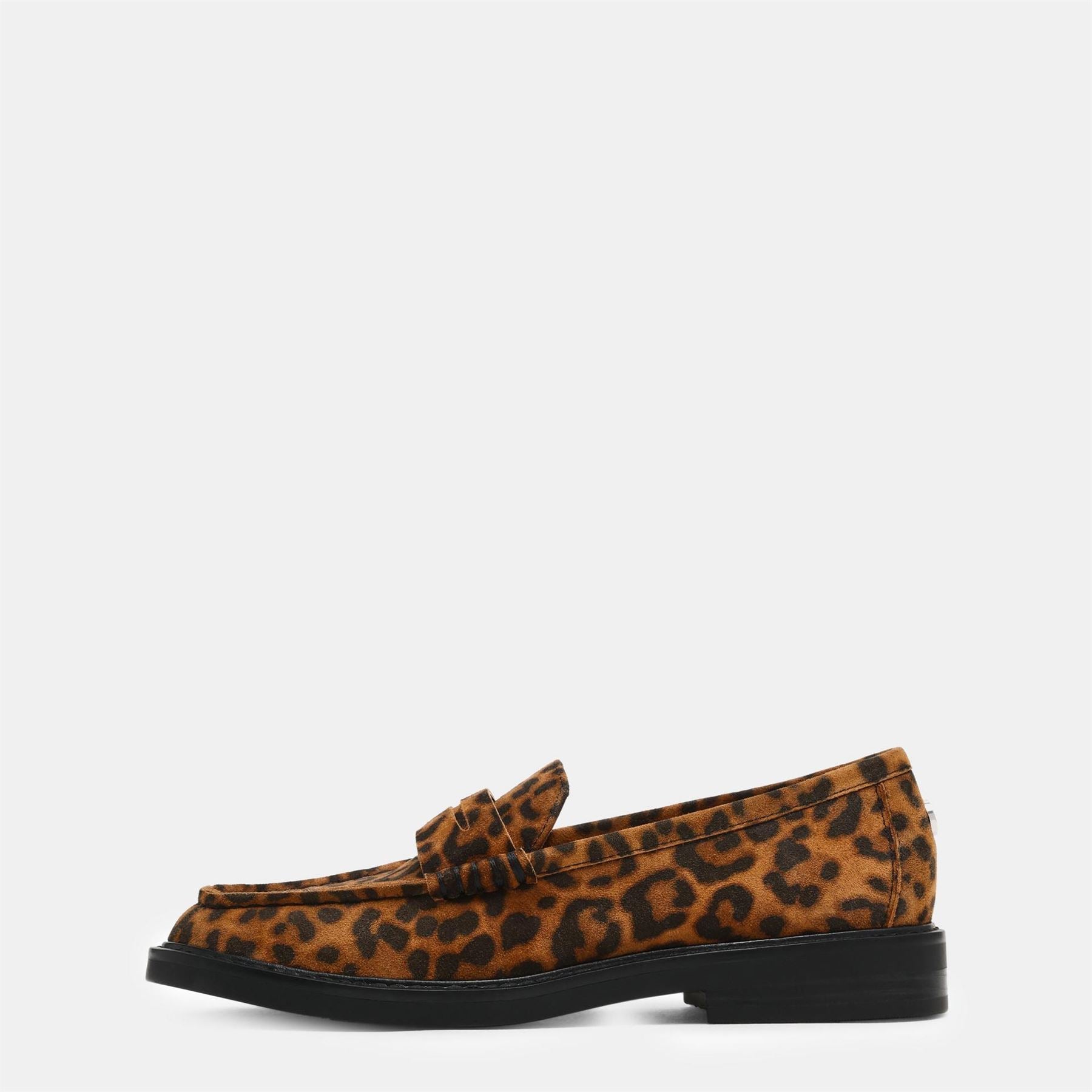 Steve Madden Adison Penny Loafers with Leopard Pattern