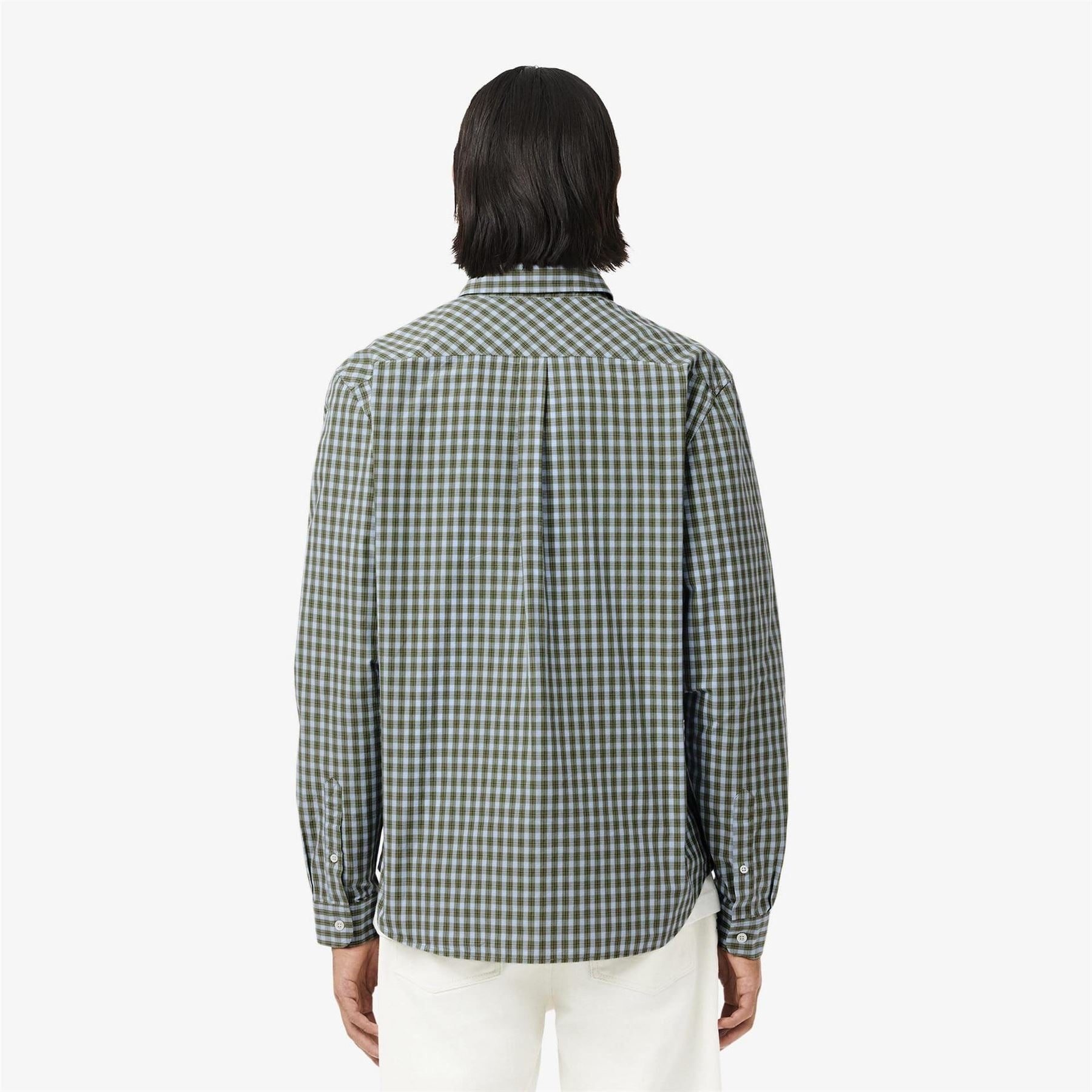 Lacoste Fit Plaid Poplin Shirt