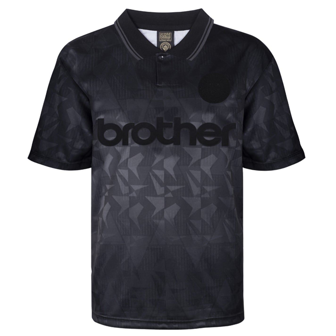 Score Draw Mens Manchester City Retro Away Shirt 90