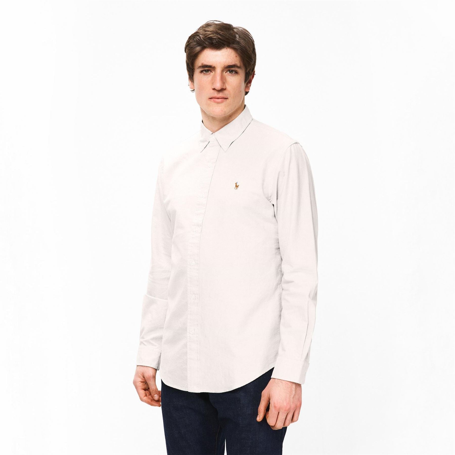 Polo Ralph Lauren Oxford Long Sleeve Plain Shirt