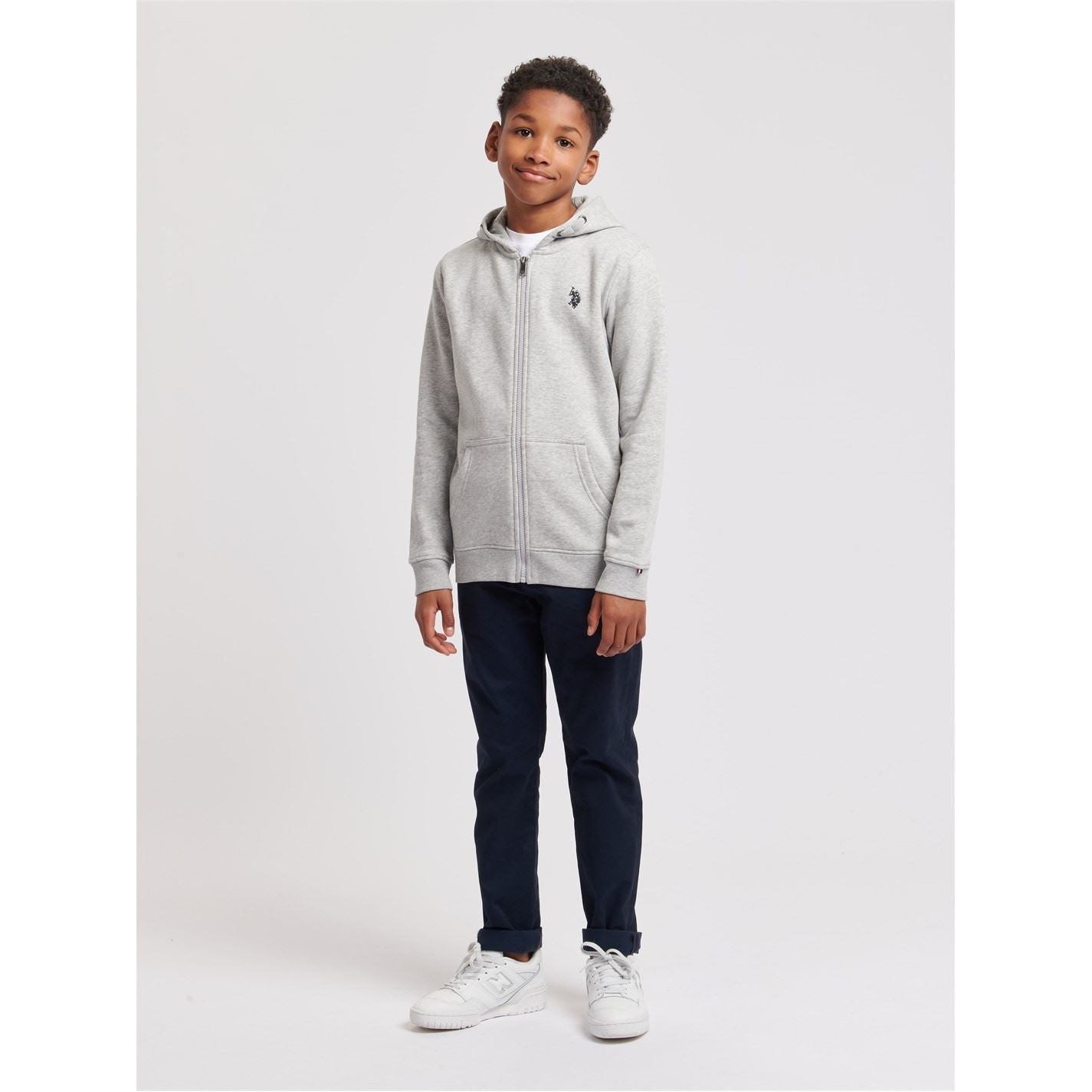 US Polo Assn Hooded Regular Fit Long Sleeve Sweatshirt