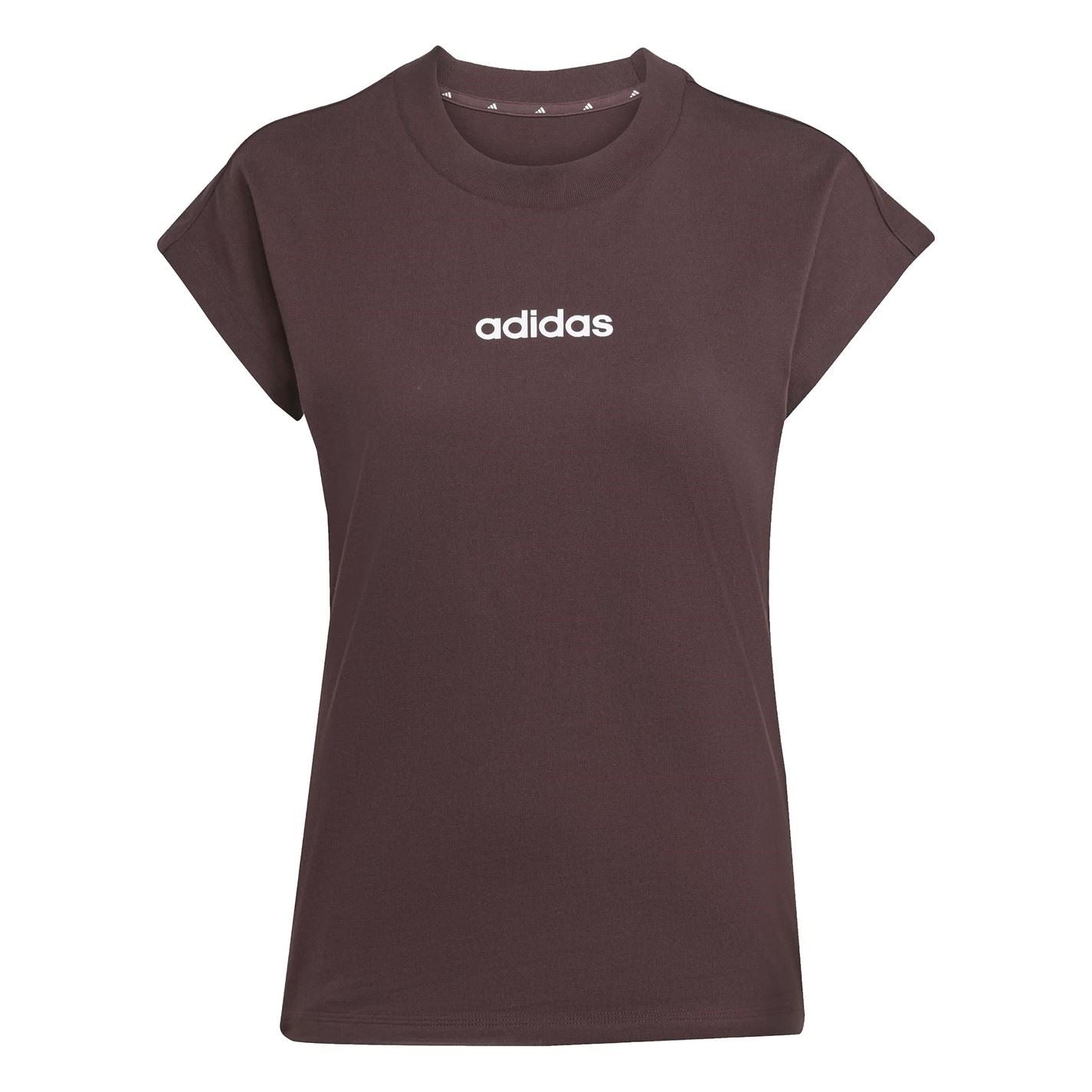 adidas Womens Essentials Linear Cotton T-Shirt